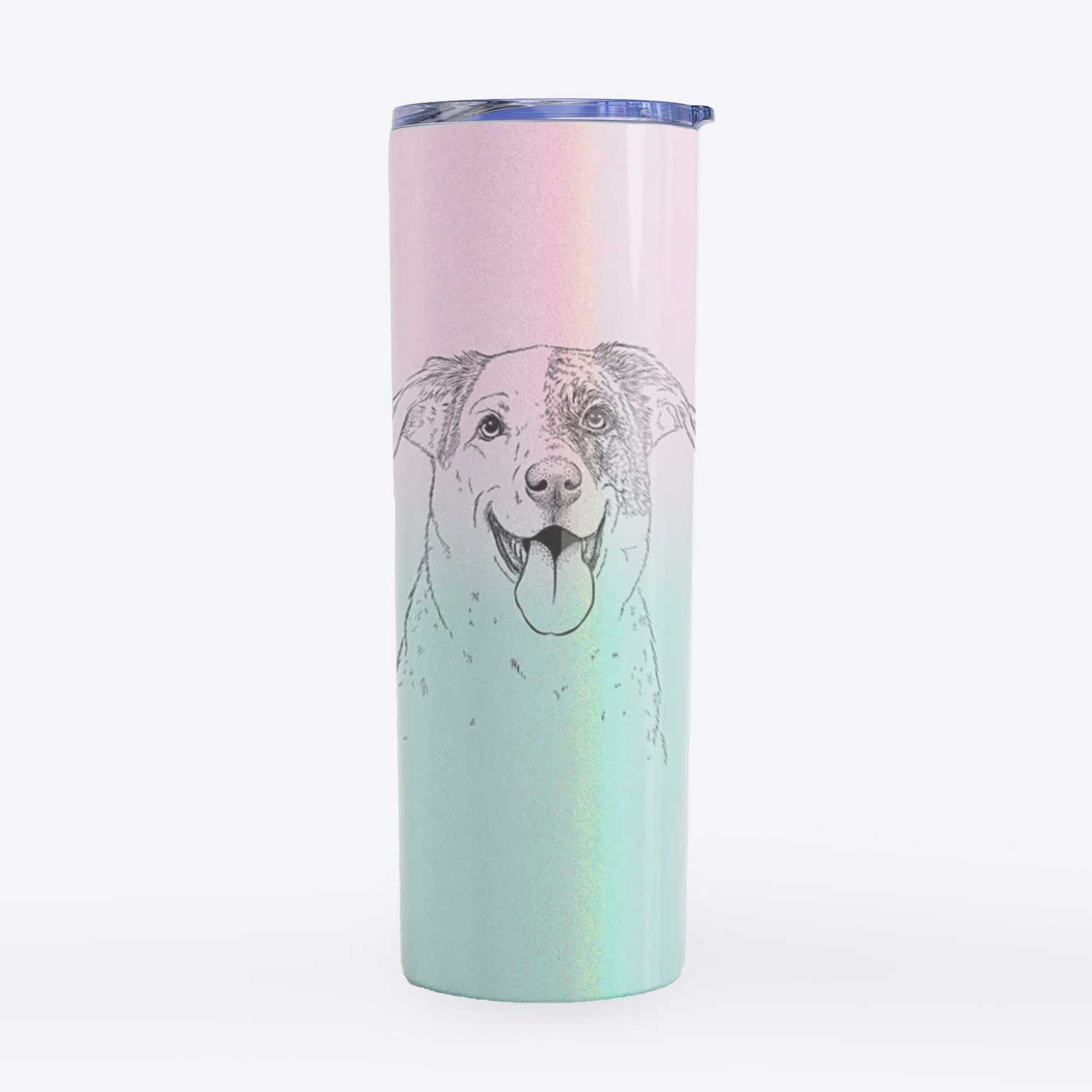 Archer the Shepherd Mix - 20oz Skinny Tumbler