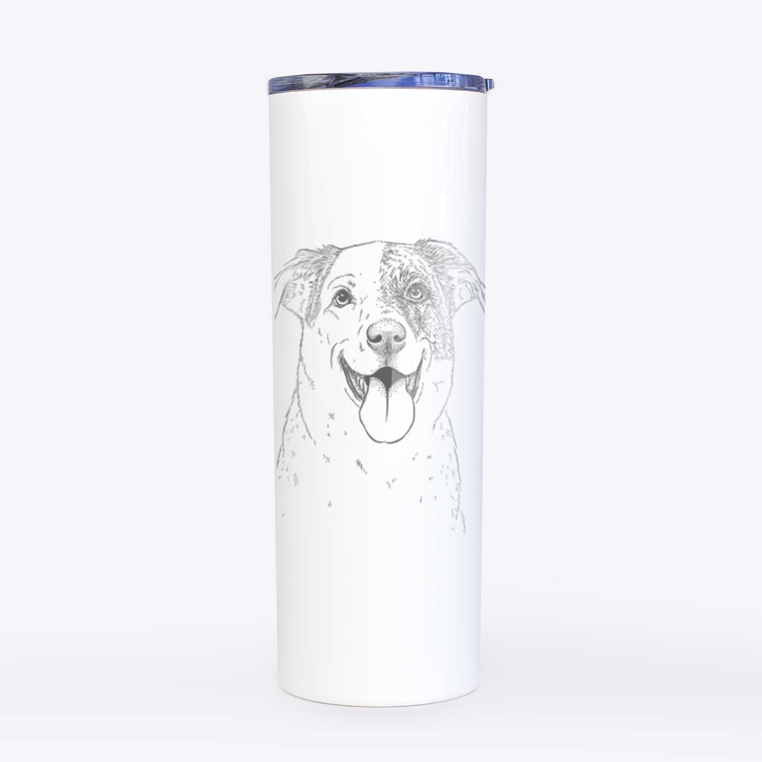 Archer the Shepherd Mix - 20oz Skinny Tumbler