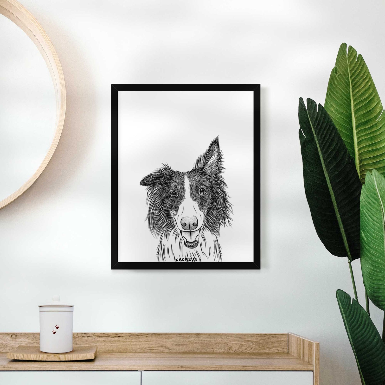 Archie the Silken Windhound Art Print