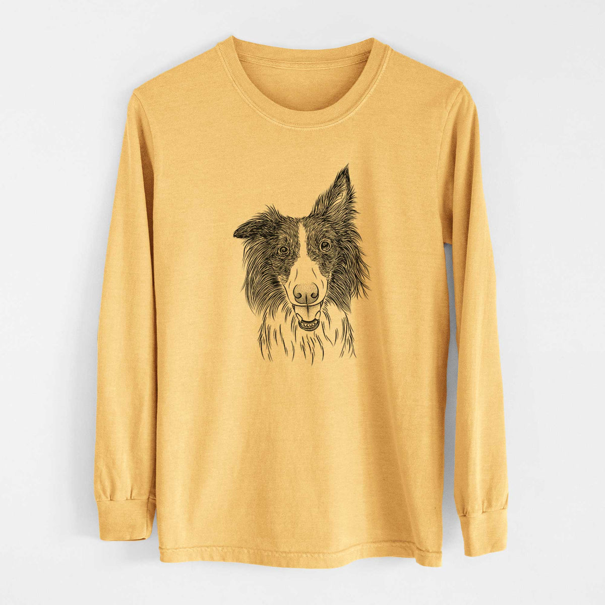 Bare Archie the Silken Windhound - Heavyweight 100% Cotton Long Sleeve