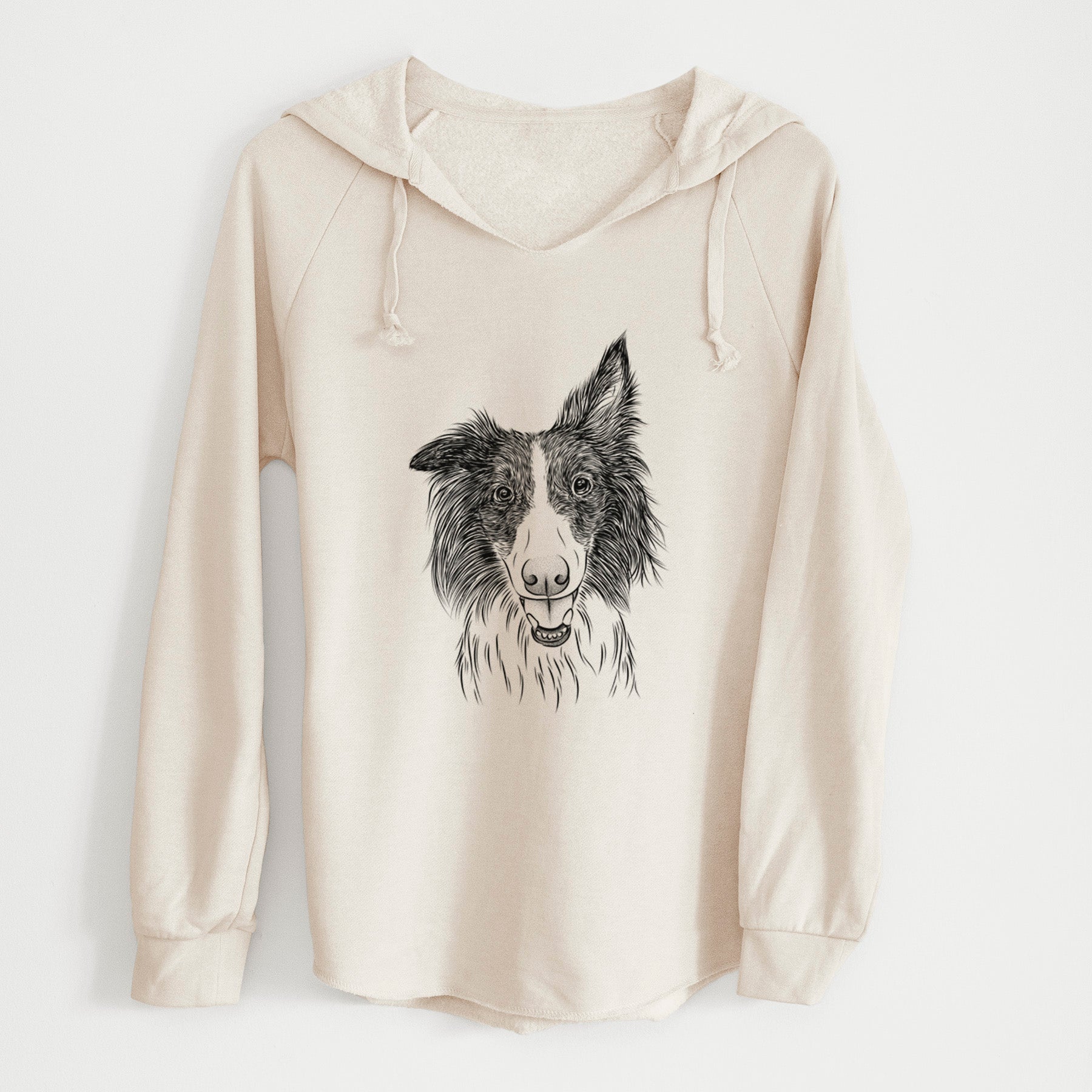 Bare Archie the Silken Windhound - Cali Wave Hooded Sweatshirt