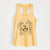 Archie Benjamin the Mixed Breed - Women's Racerback Tanktop