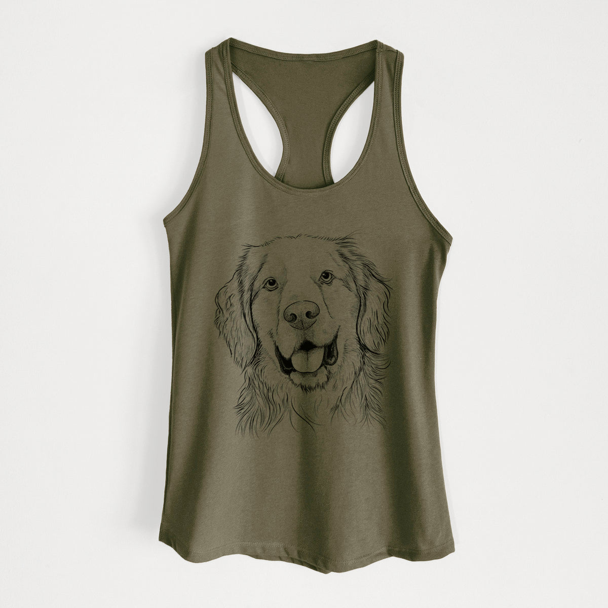 Archie Benjamin the Mixed Breed - Women's Racerback Tanktop