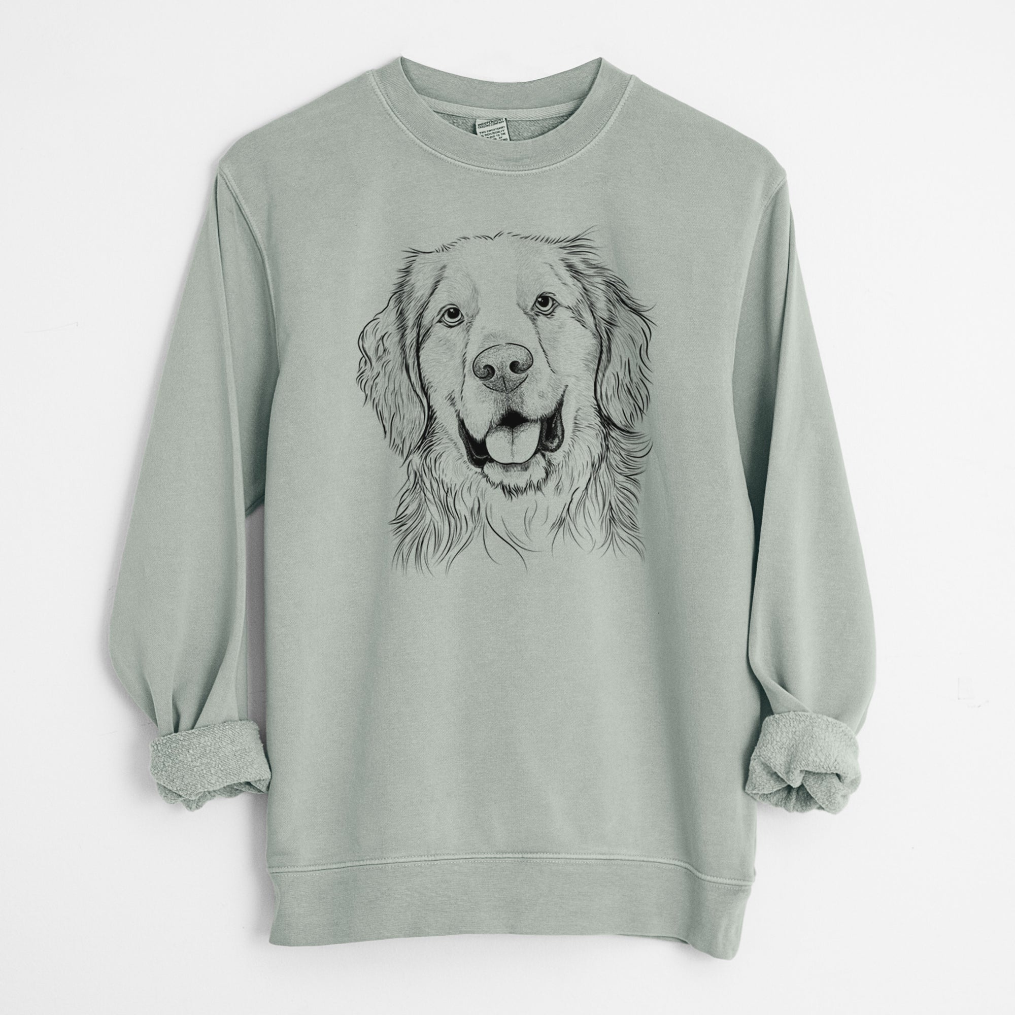 Bare Archie Benjamin the Mixed Breed - Unisex Pigment Dyed Crew Sweatshirt