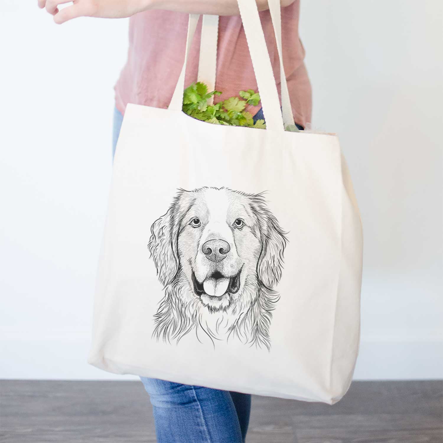 Archie Benjamin the Mixed Breed - Tote Bag