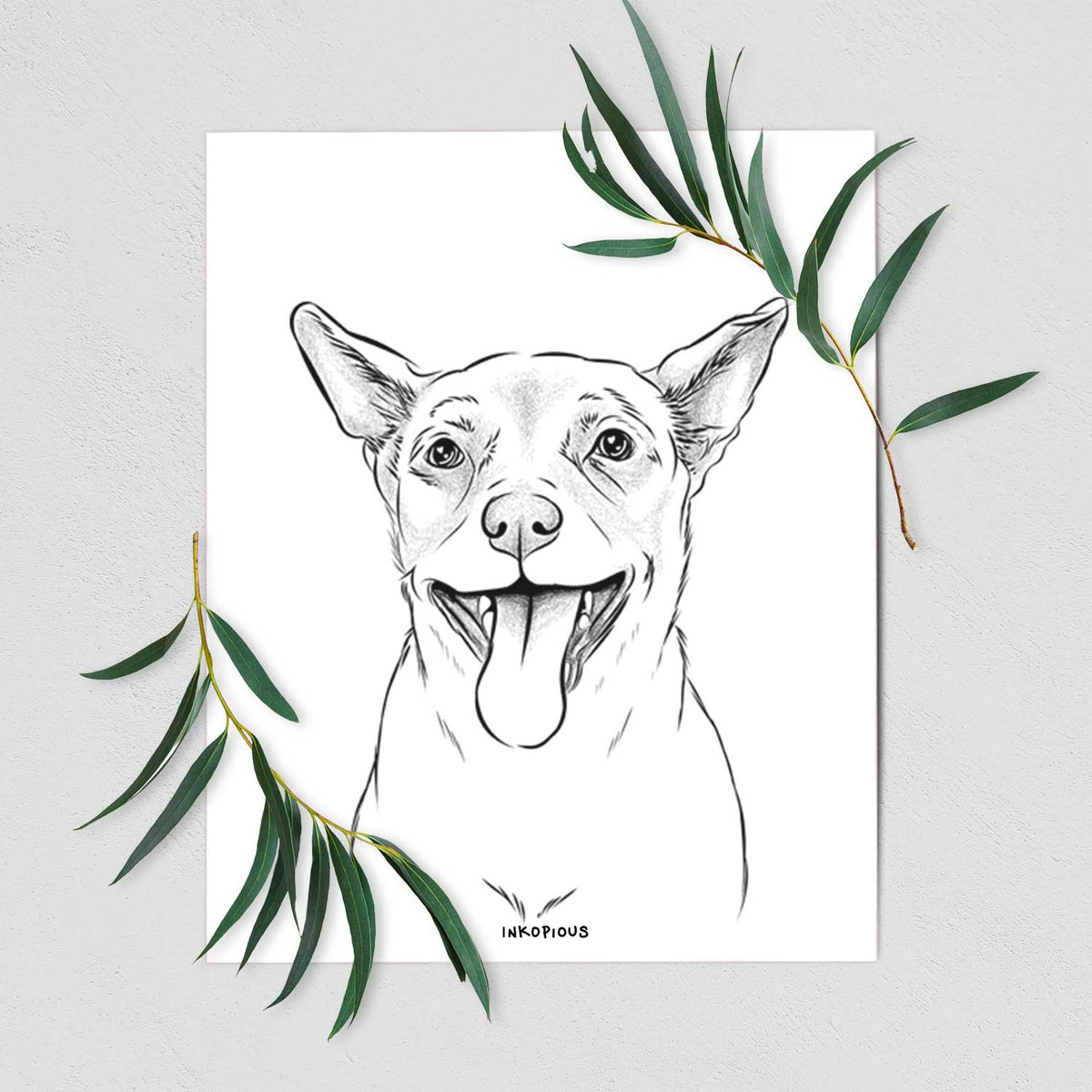 Archie the Chihuahua Mix Art Print