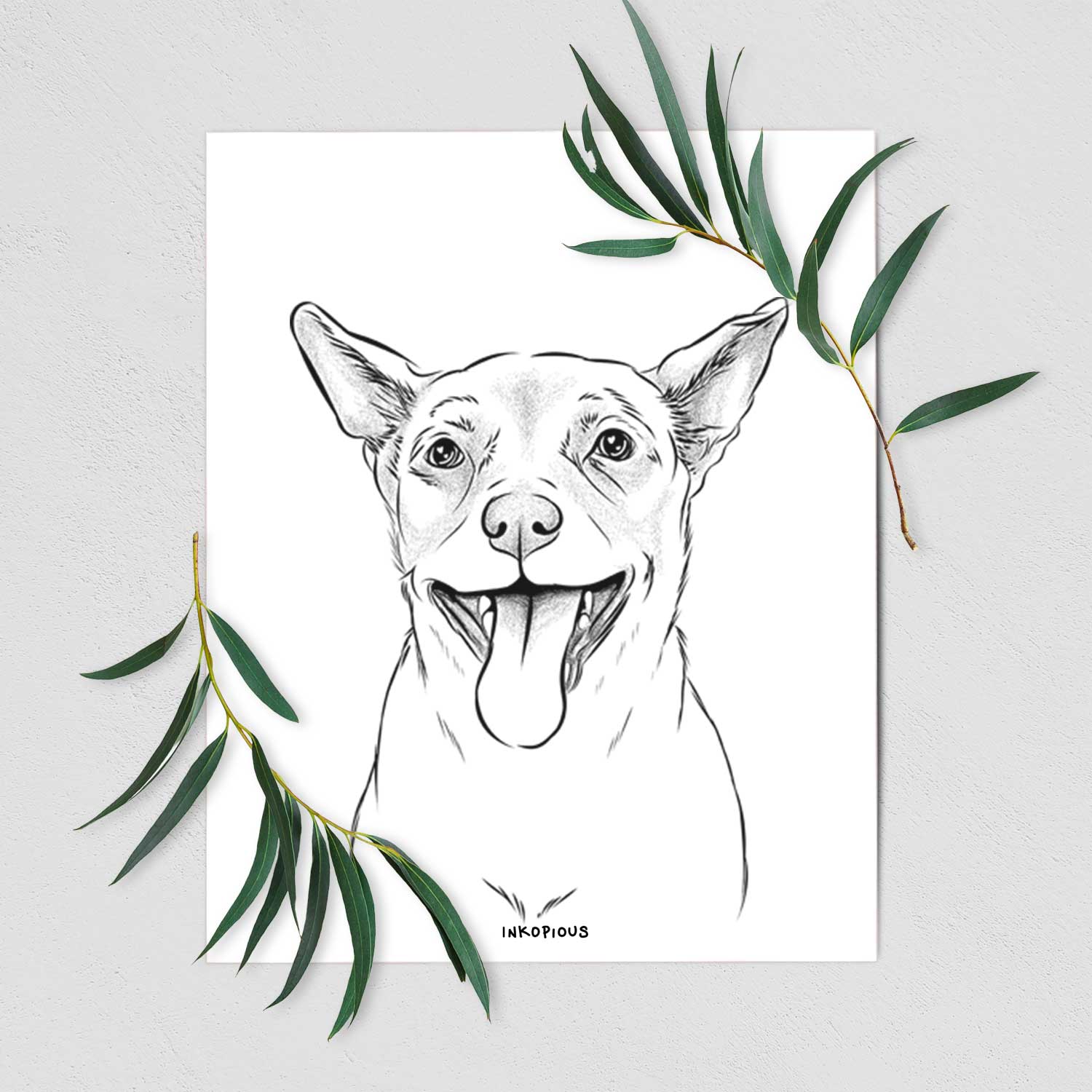 Archie the Chihuahua Mix Art Print