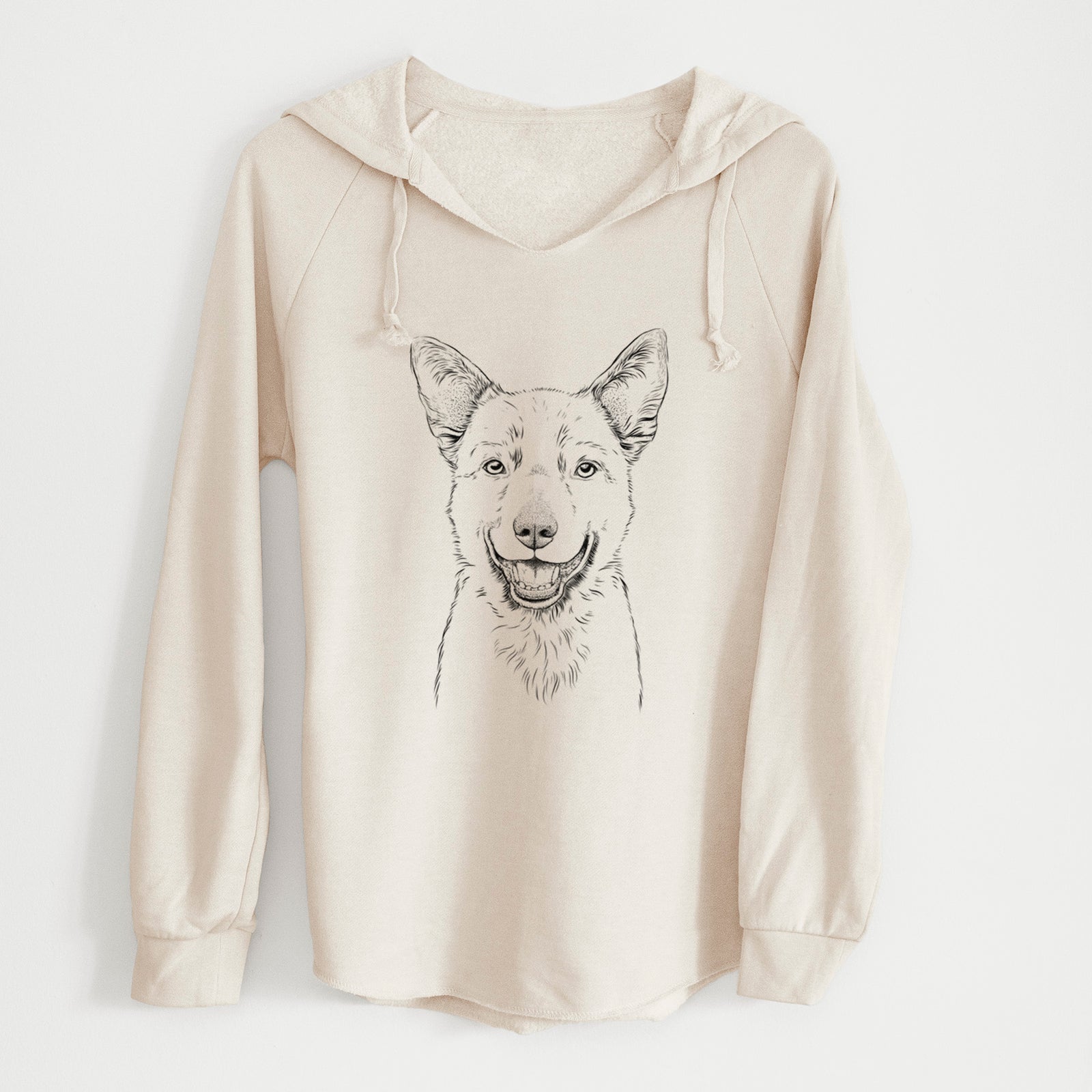 Bare Arden the Australian Kelpie - Cali Wave Hooded Sweatshirt