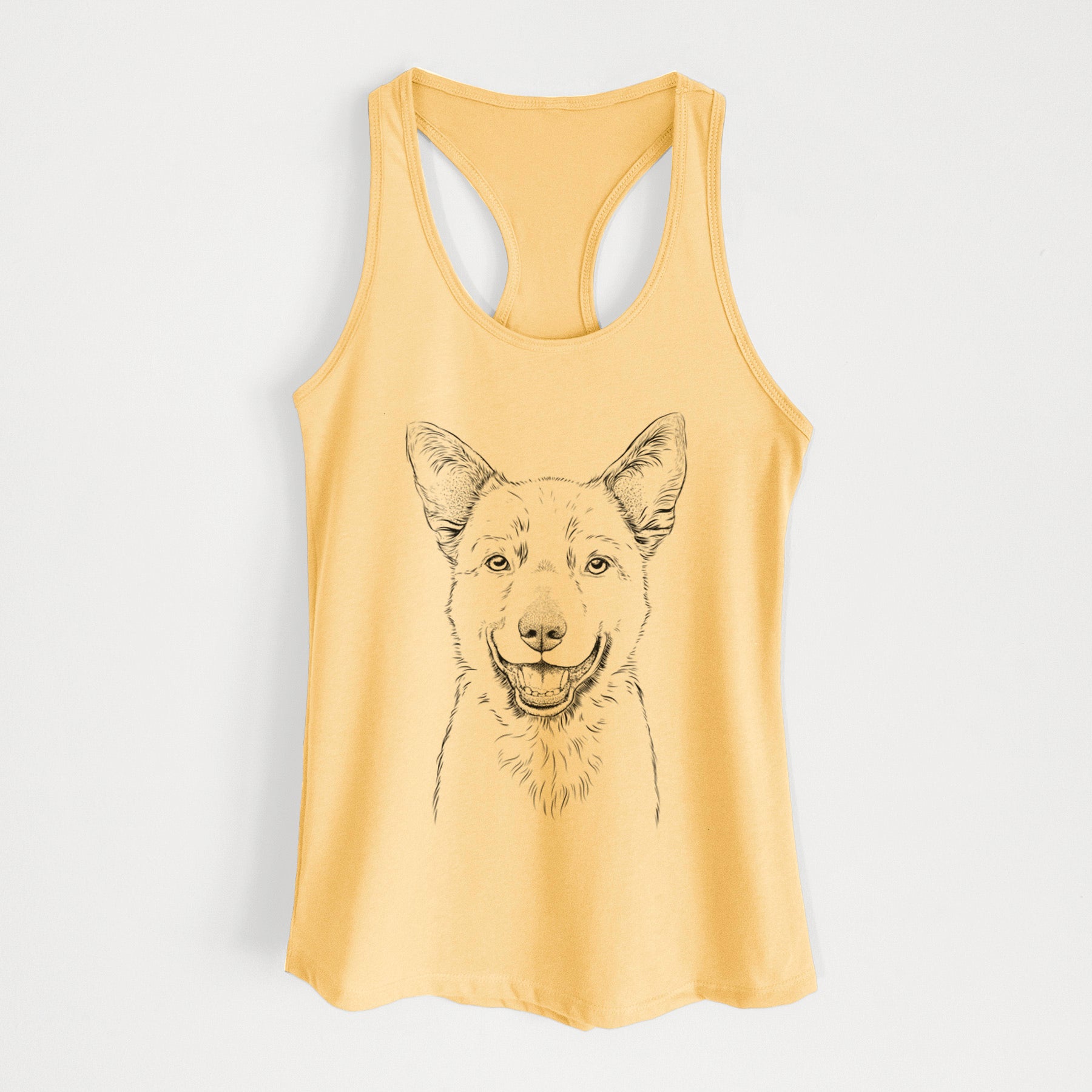 Arden the Australian Kelpie - Women's Racerback Tanktop