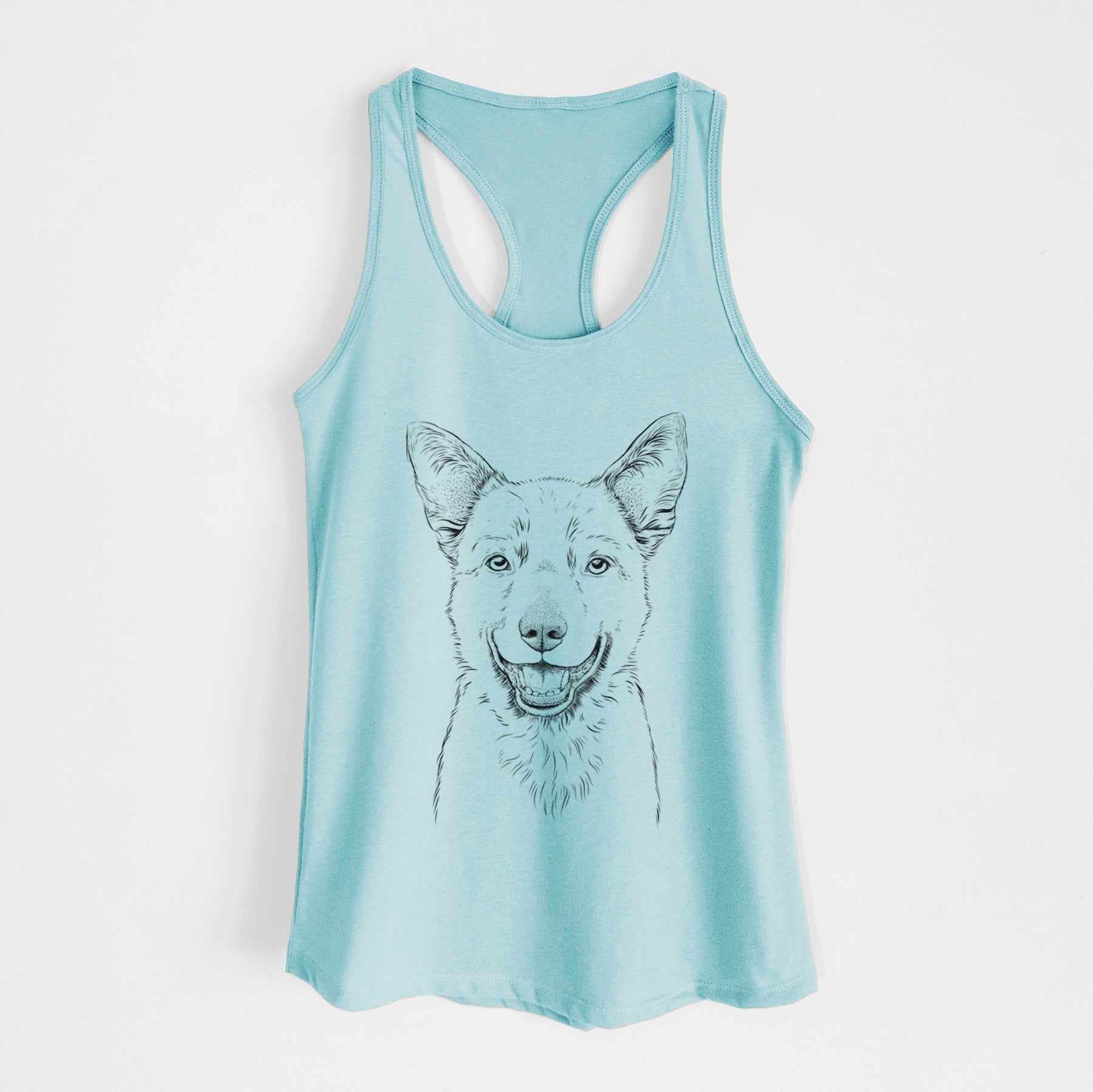 Arden the Australian Kelpie - Women's Racerback Tanktop