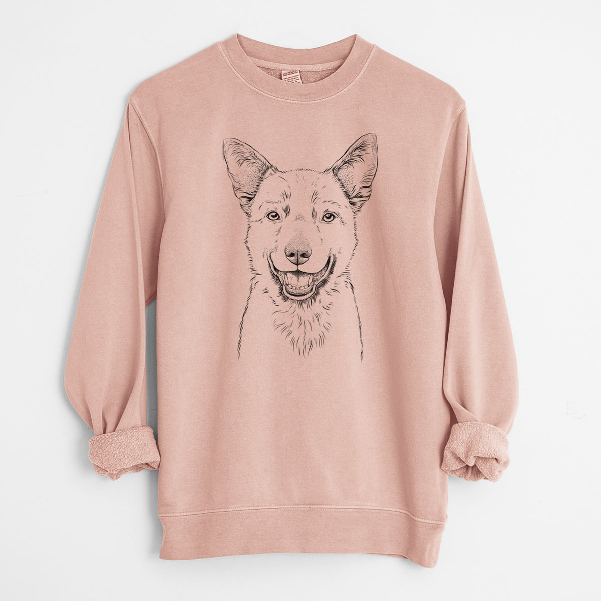 Bare Arden the Australian Kelpie - Unisex Pigment Dyed Crew Sweatshirt
