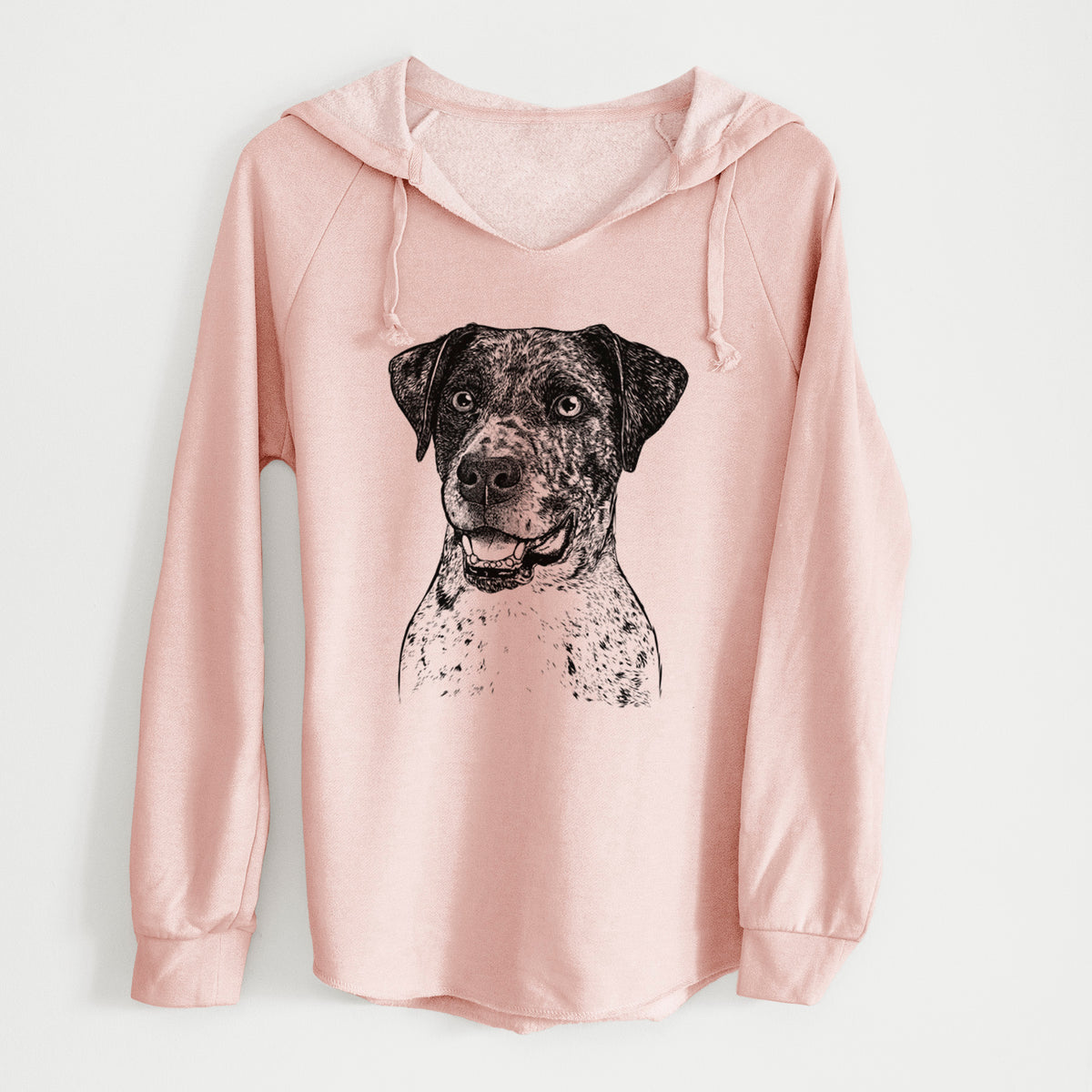 Bare Argos the Catahoula - Cali Wave Hooded Sweatshirt