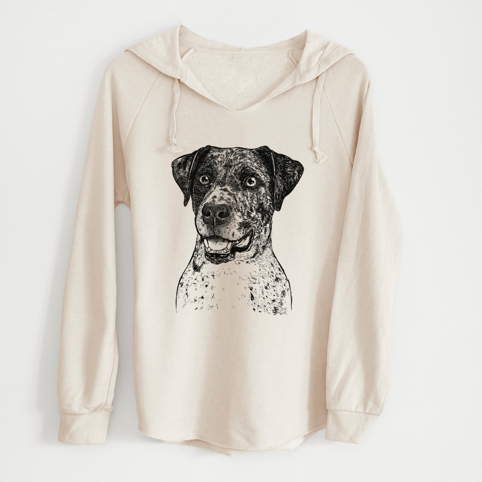 Bare Argos the Catahoula - Cali Wave Hooded Sweatshirt