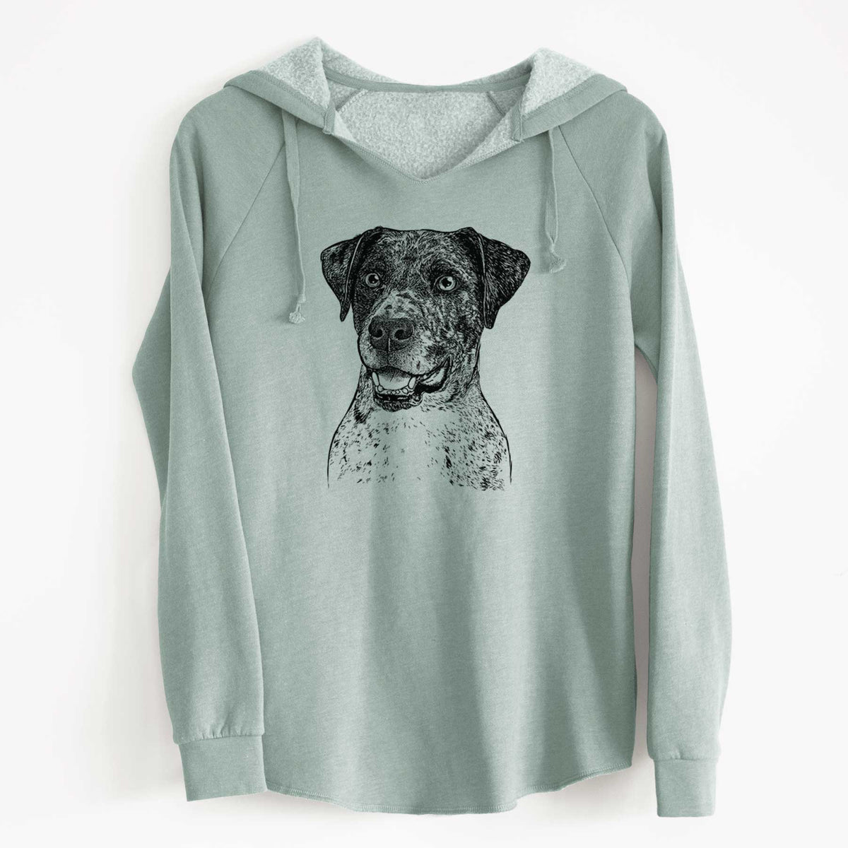 Bare Argos the Catahoula - Cali Wave Hooded Sweatshirt