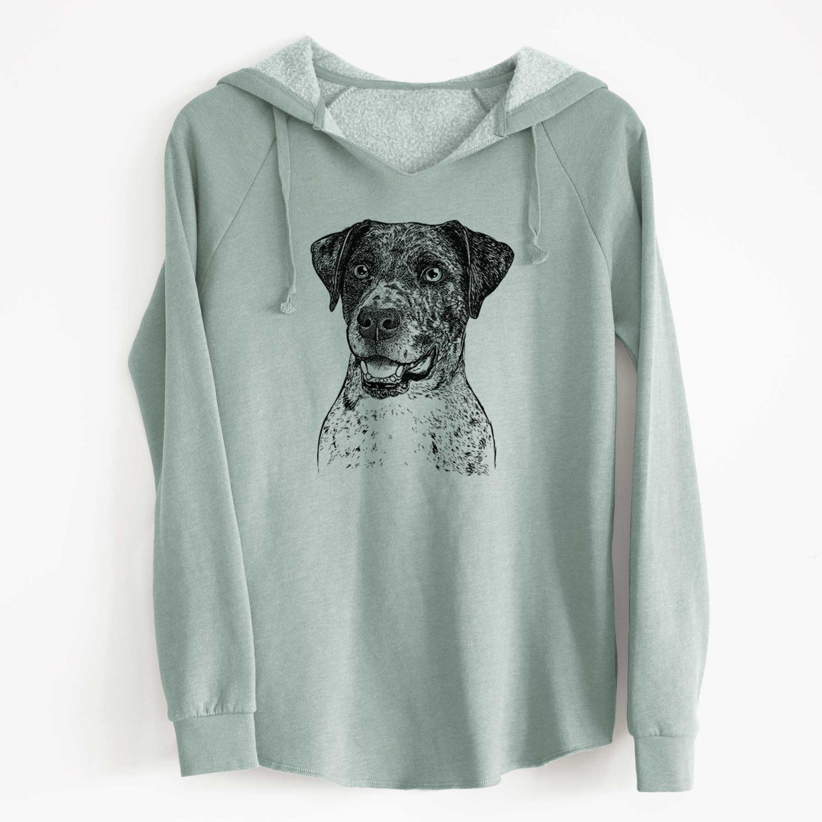Bare Argos the Catahoula - Cali Wave Hooded Sweatshirt