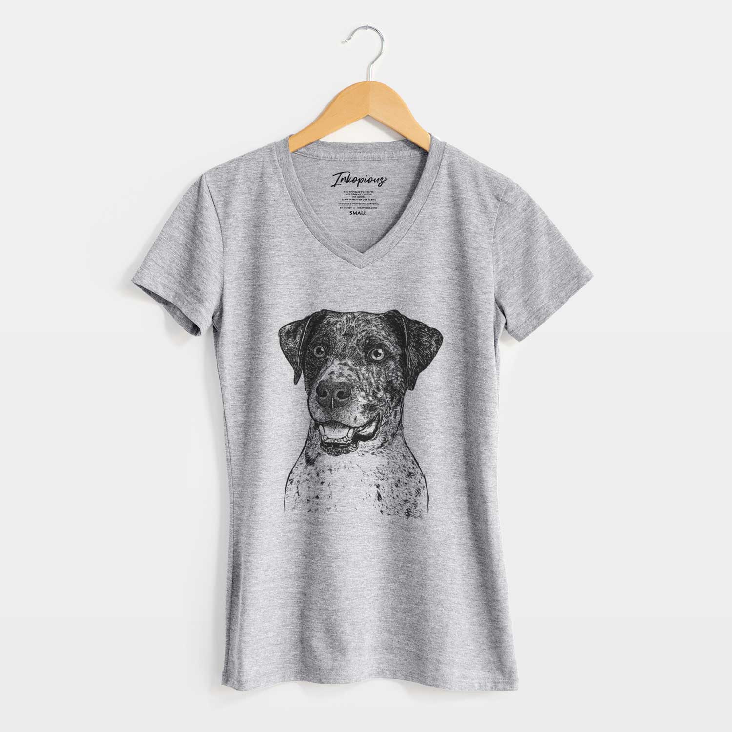 Bare Argos the Catahoula - Women's V-neck Shirt