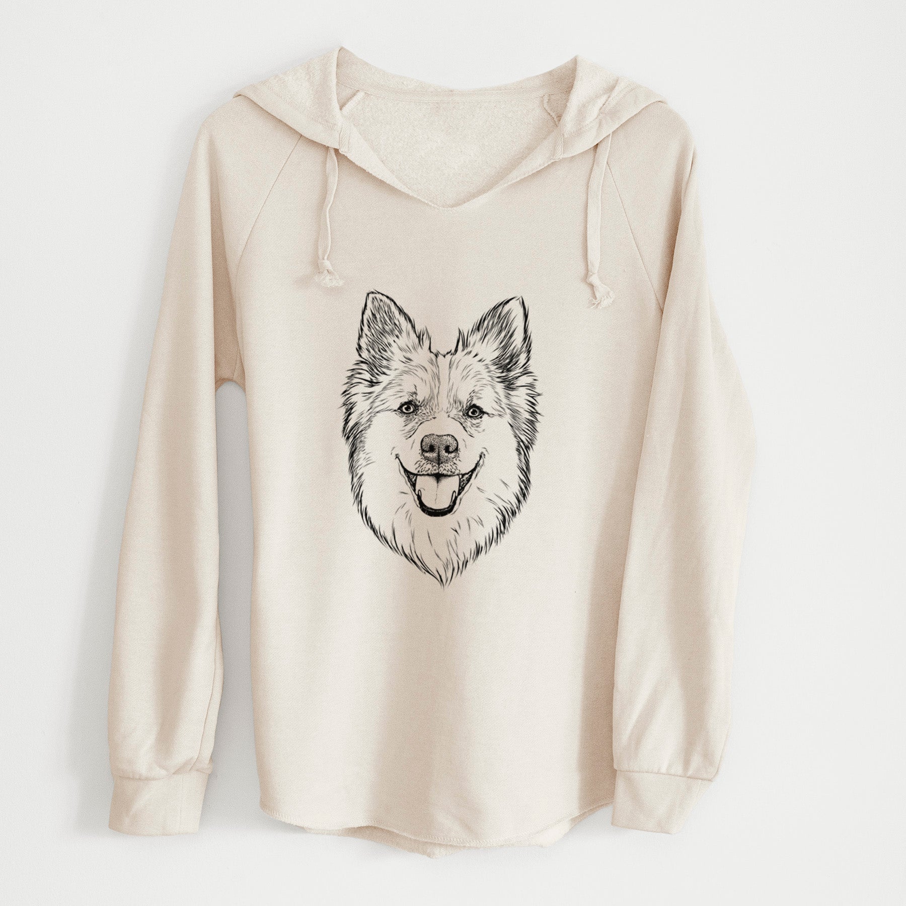 Bare Ari the Icelandic Sheepdog - Cali Wave Hooded Sweatshirt