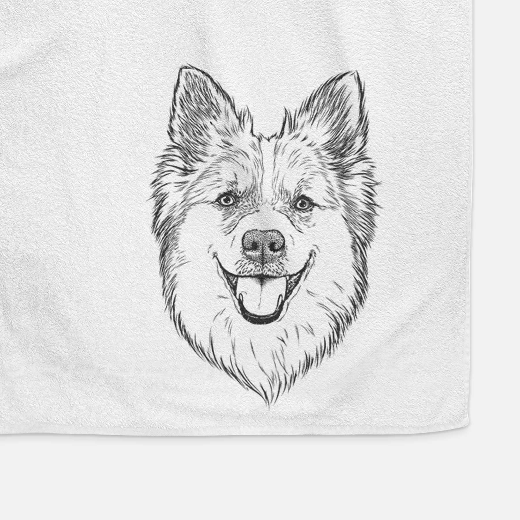 Ari the Icelandic Sheepdog Decorative Hand Towel