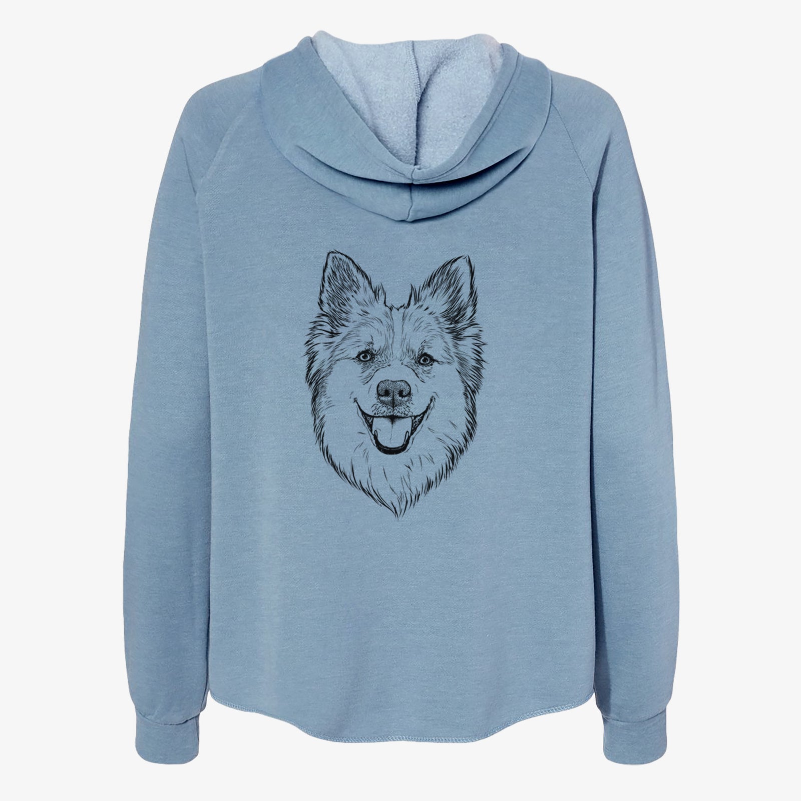 Ari the Icelandic Sheepdog - Women's Cali Wave Zip-Up Sweatshirt