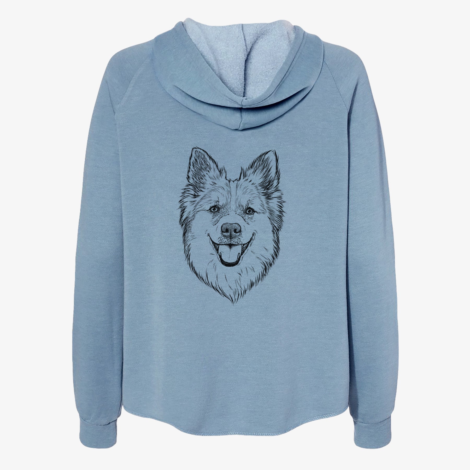 Ari the Icelandic Sheepdog - Women's Cali Wave Zip-Up Sweatshirt