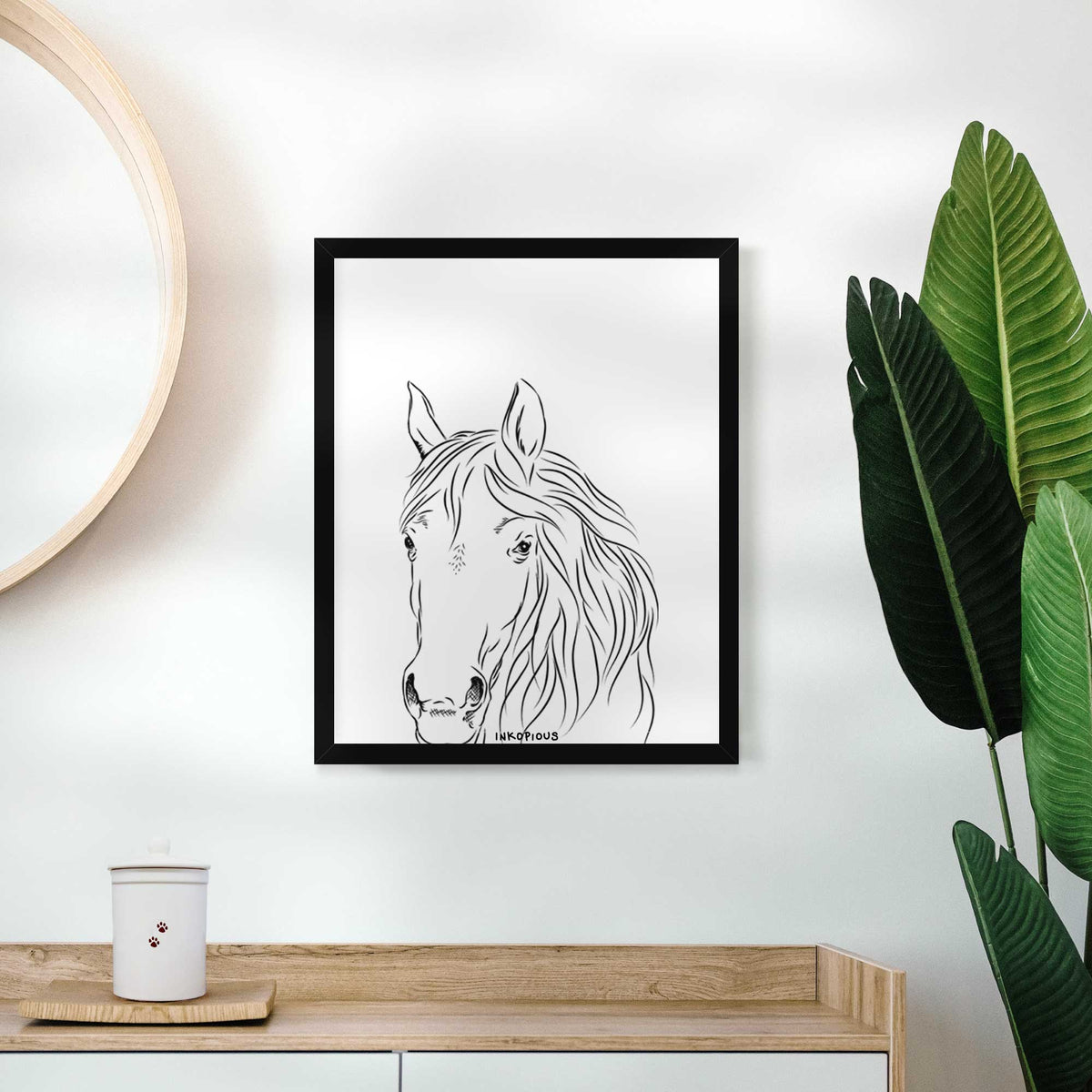 Aria the Horse Art Print