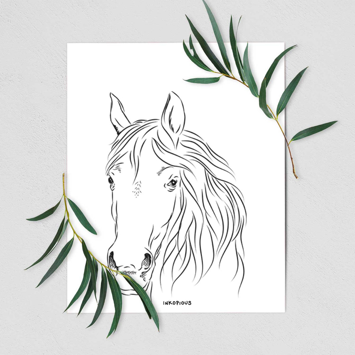 Aria the Horse Art Print