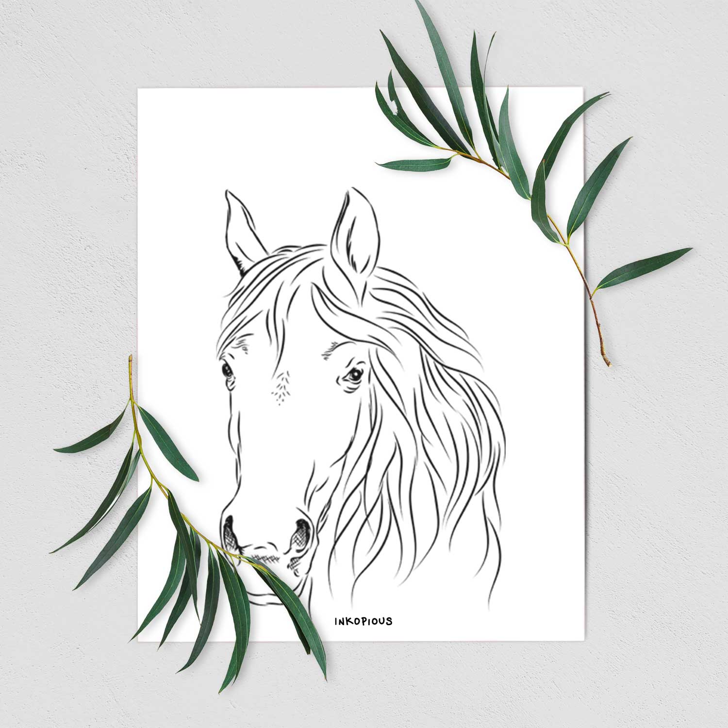 Aria the Horse Art Print