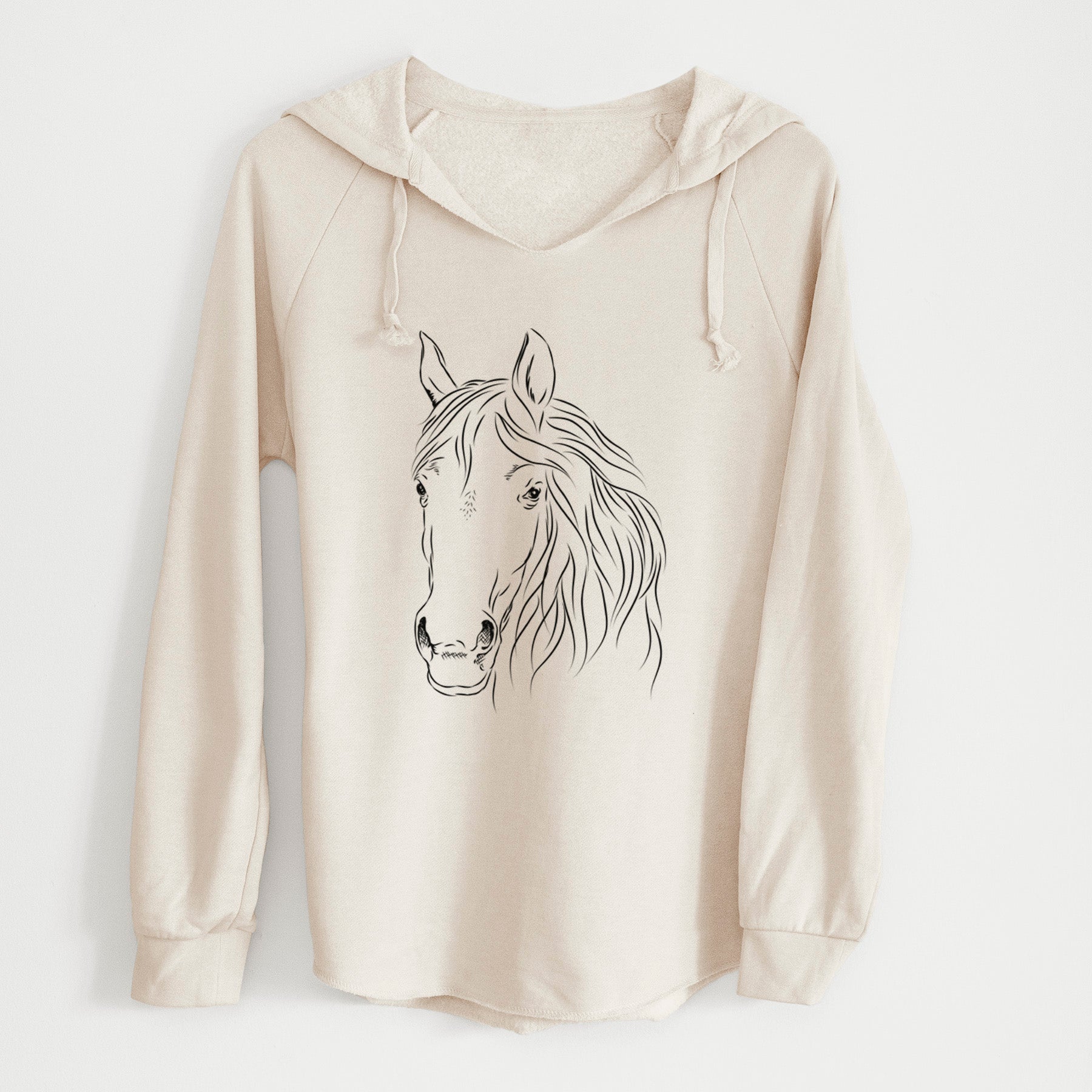 Bare Aria the Horse - Cali Wave Hooded Sweatshirt