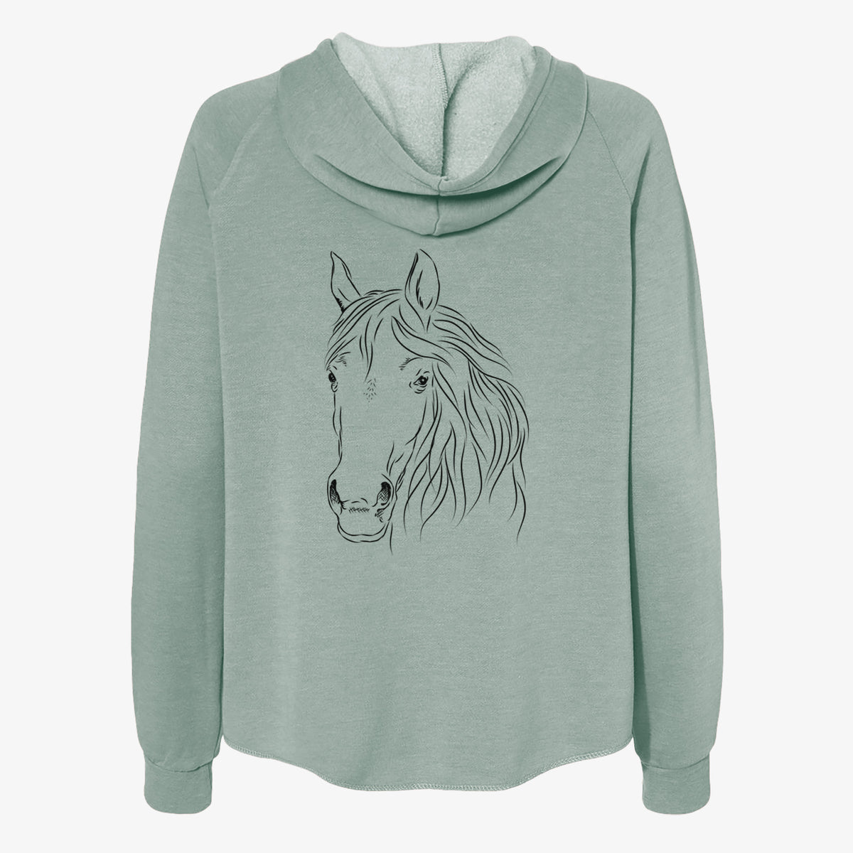 Aria the Horse - Women's Cali Wave Zip-Up Sweatshirt