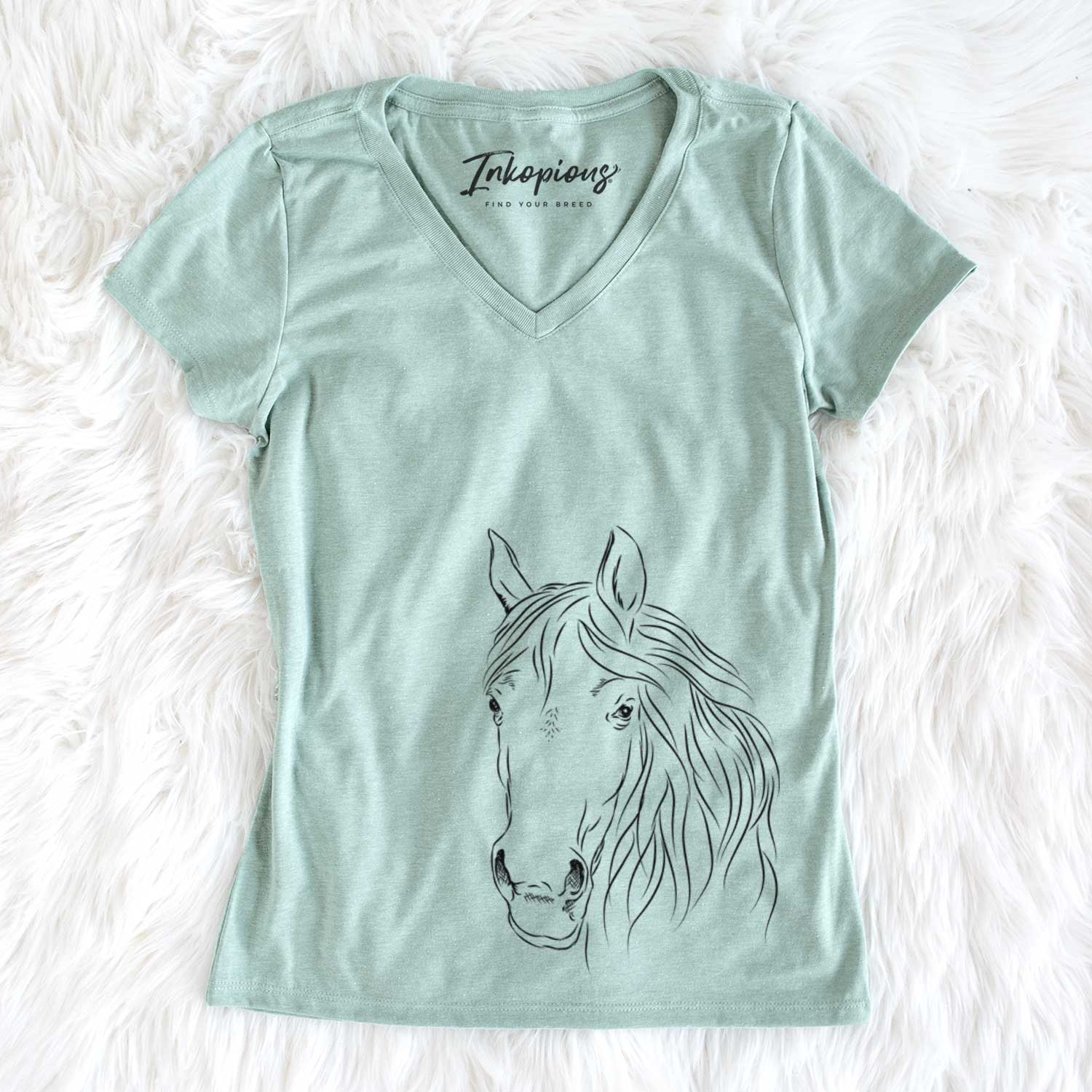 Aria the Horse - Women's V-neck Shirt