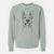 Bare Arlo the Husky Shepherd Mix - Unisex Pigment Dyed Crew Sweatshirt