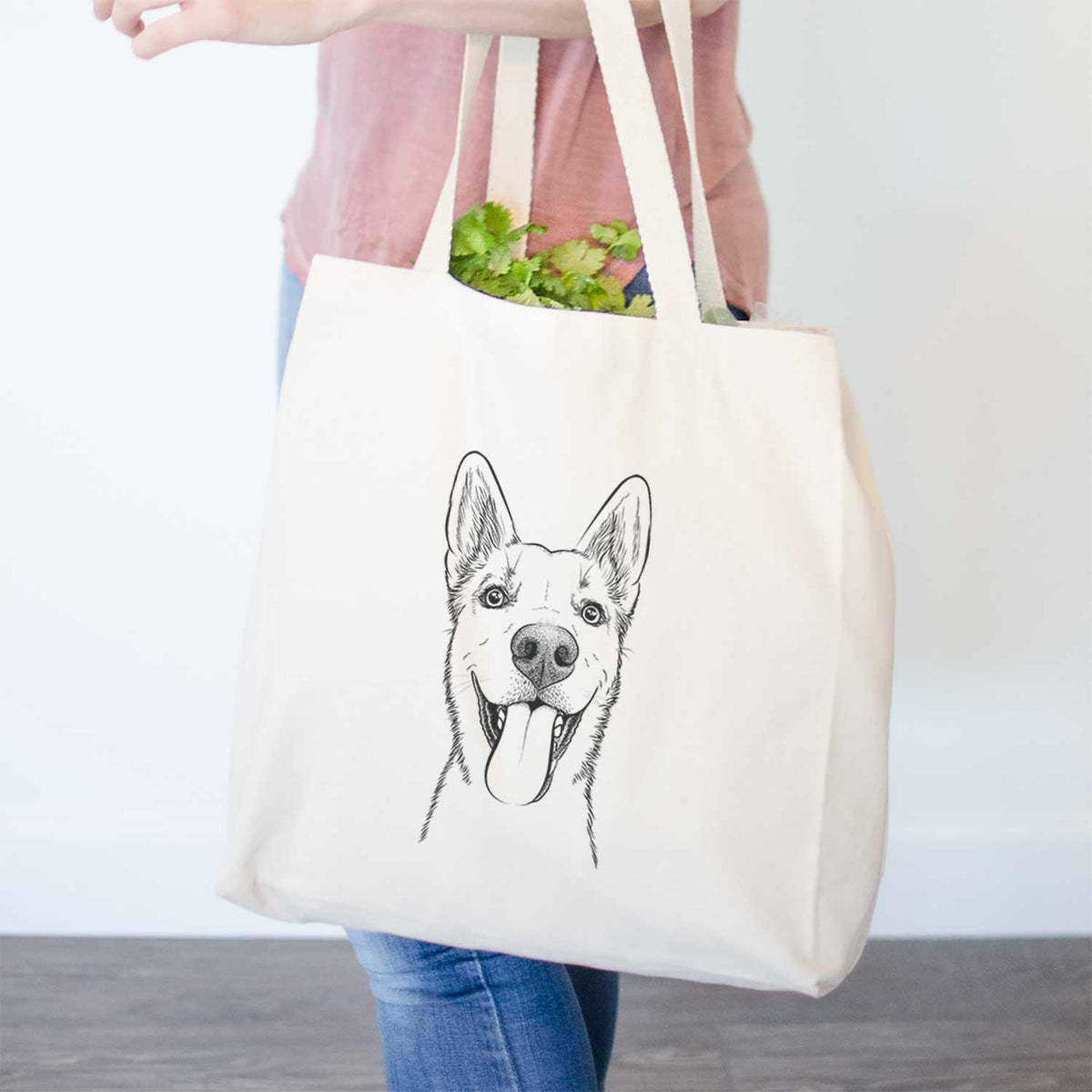 Arlo the Husky Shepherd Mix - Tote Bag