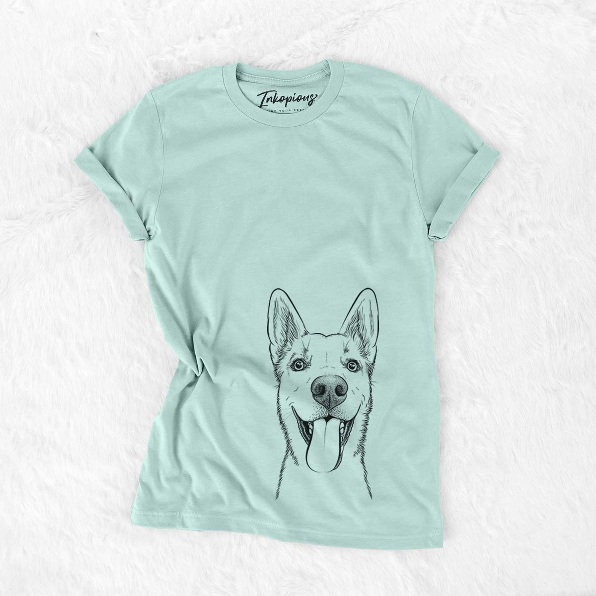 Bare Arlo the Husky Shepherd Mix - Unisex Crewneck