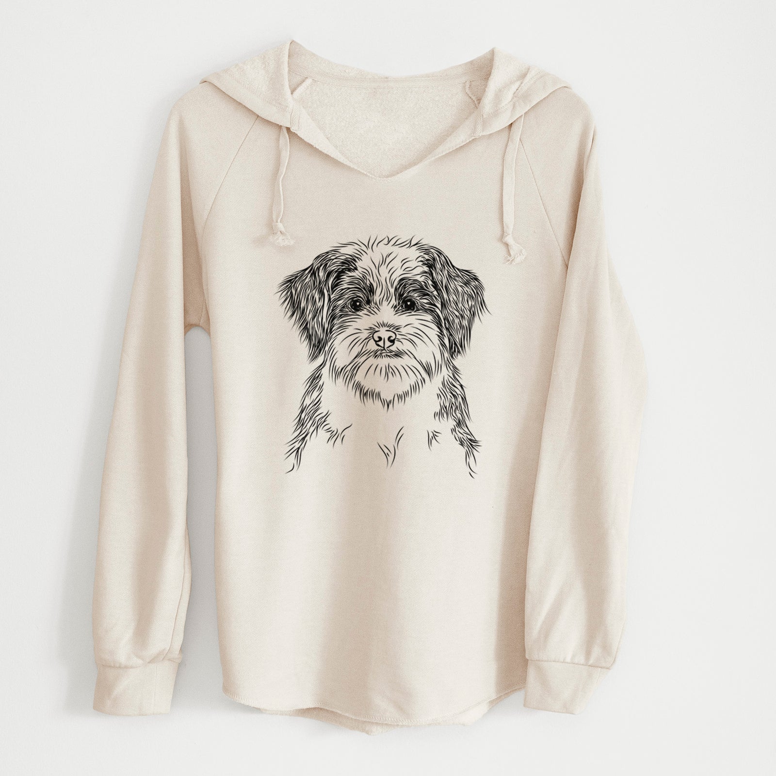 Bare Asa the Havanese - Cali Wave Hooded Sweatshirt