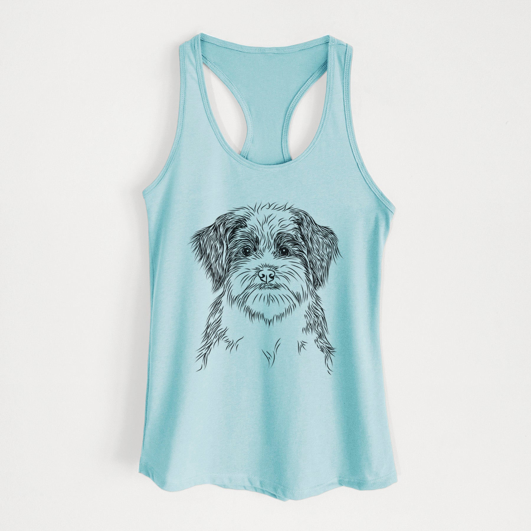 Asa the Havanese - Women's Racerback Tanktop