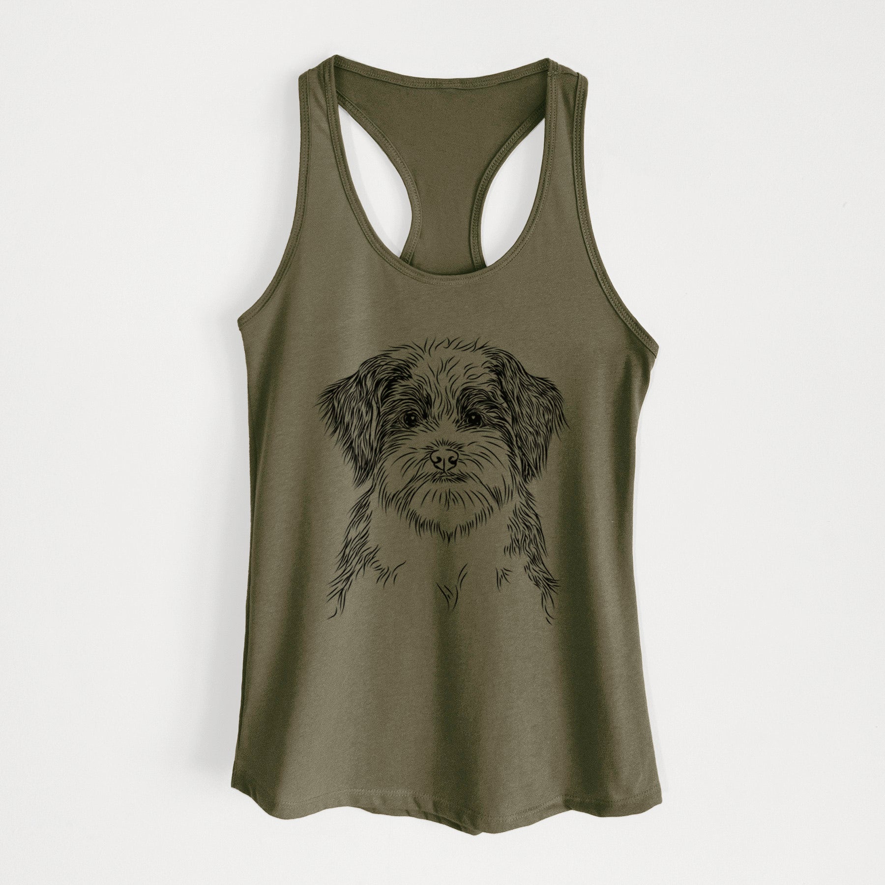 Asa the Havanese - Women's Racerback Tanktop