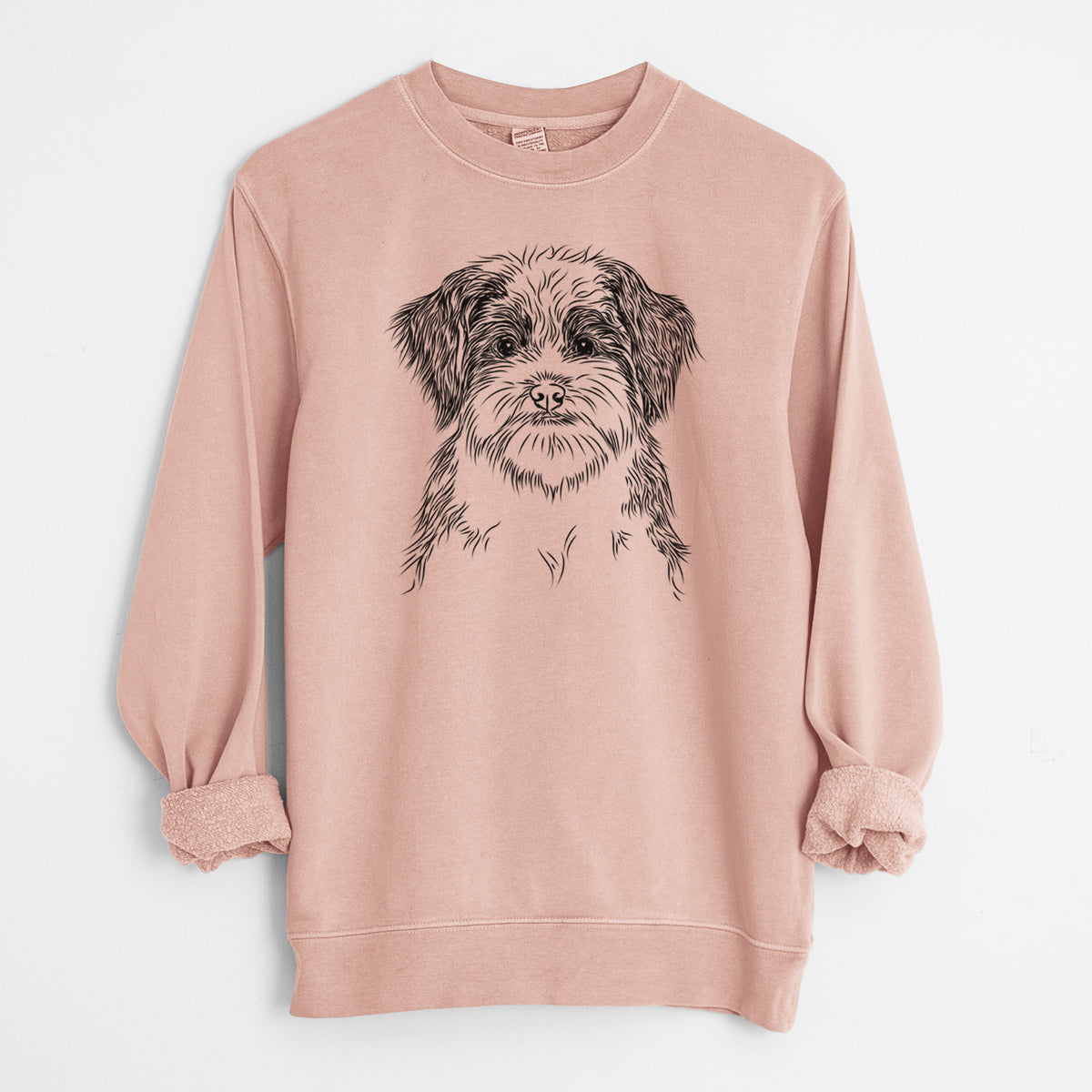 Bare Asa the Havanese - Unisex Pigment Dyed Crew Sweatshirt