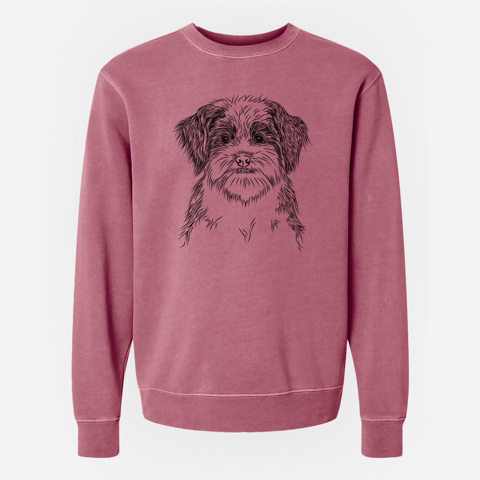 Bare Asa the Havanese - Unisex Pigment Dyed Crew Sweatshirt