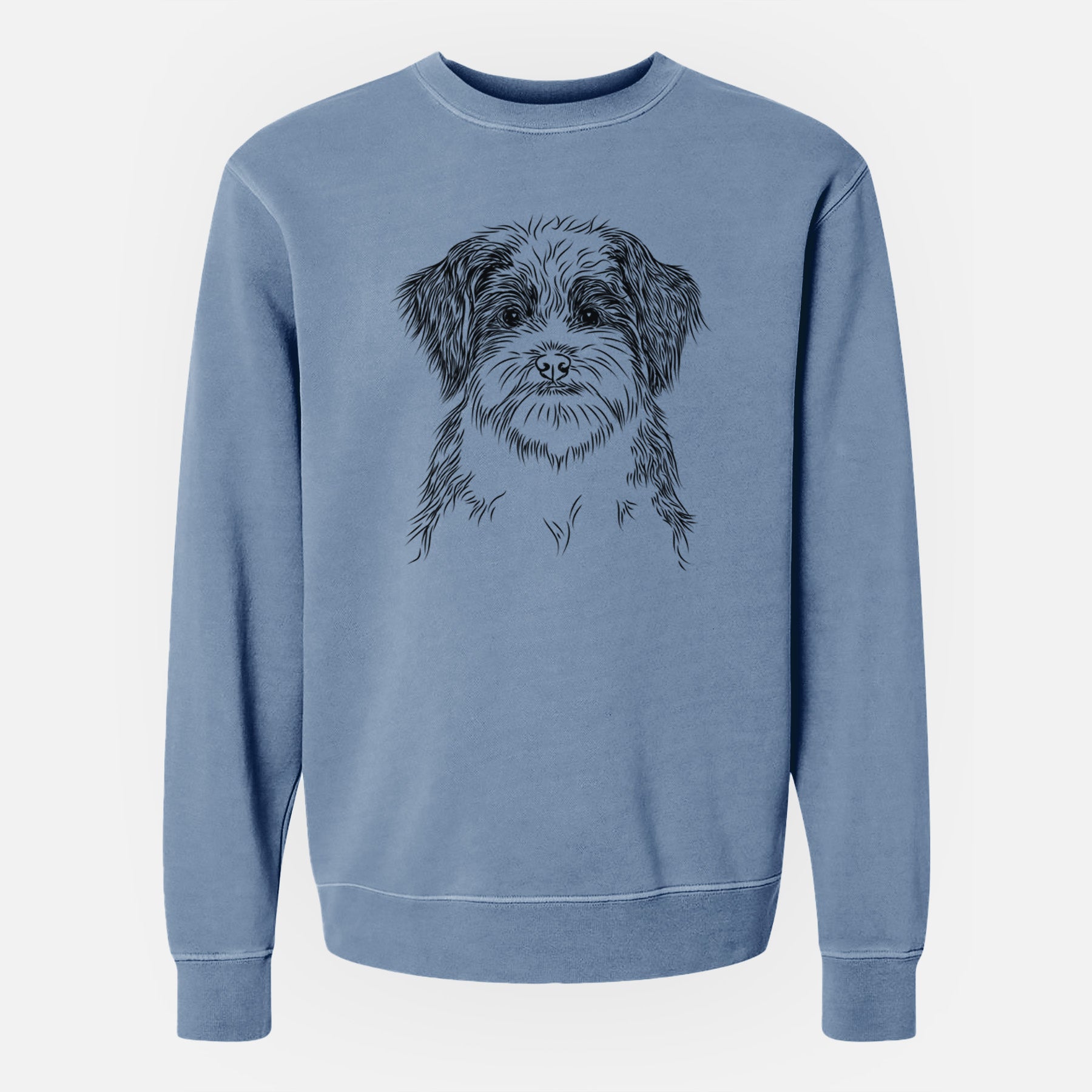 Bare Asa the Havanese - Unisex Pigment Dyed Crew Sweatshirt