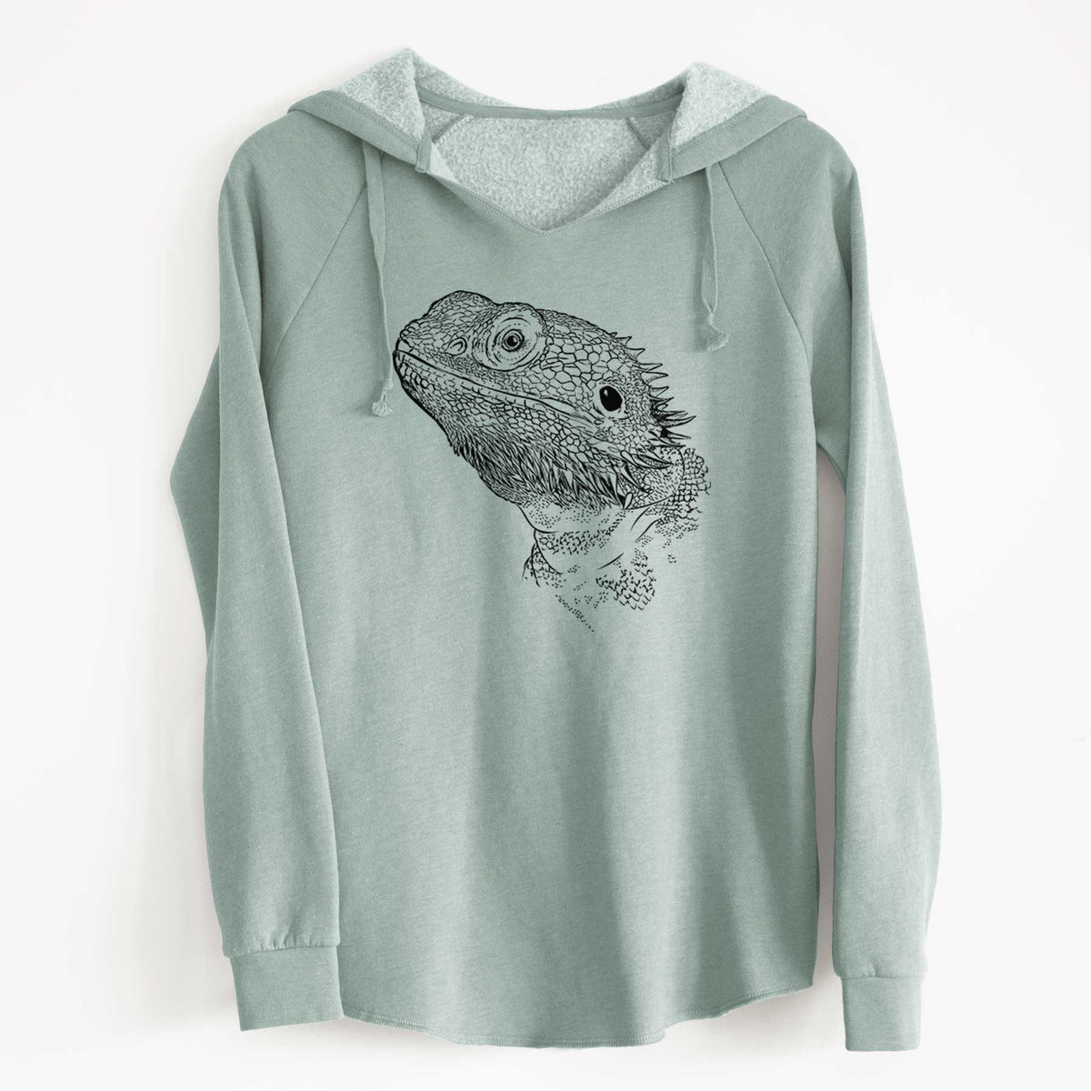 Bare Ash the Bearded Dragon - Cali Wave Hooded Sweatshirt
