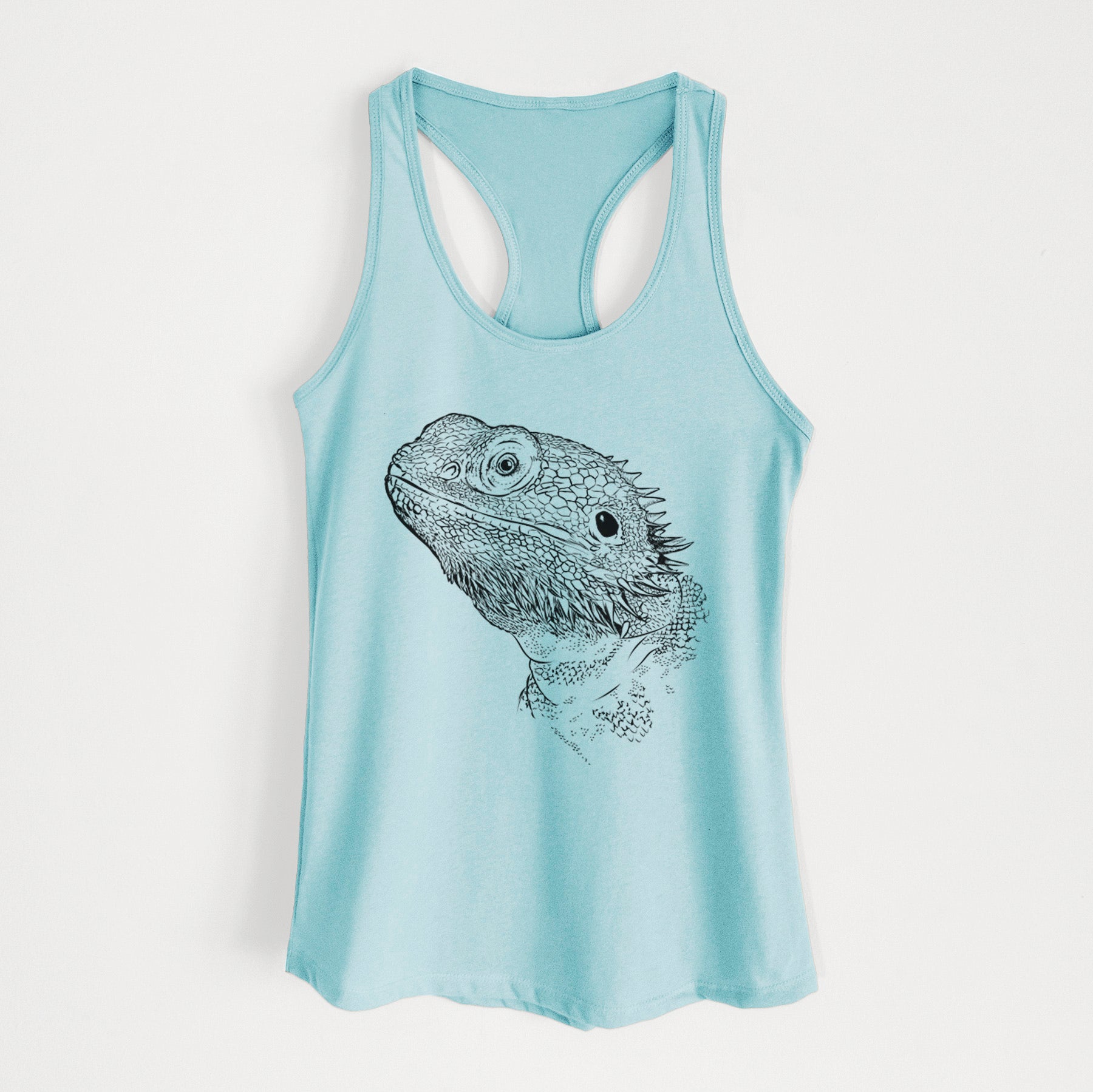 Ash the Bearded Dragon - Women's Racerback Tanktop