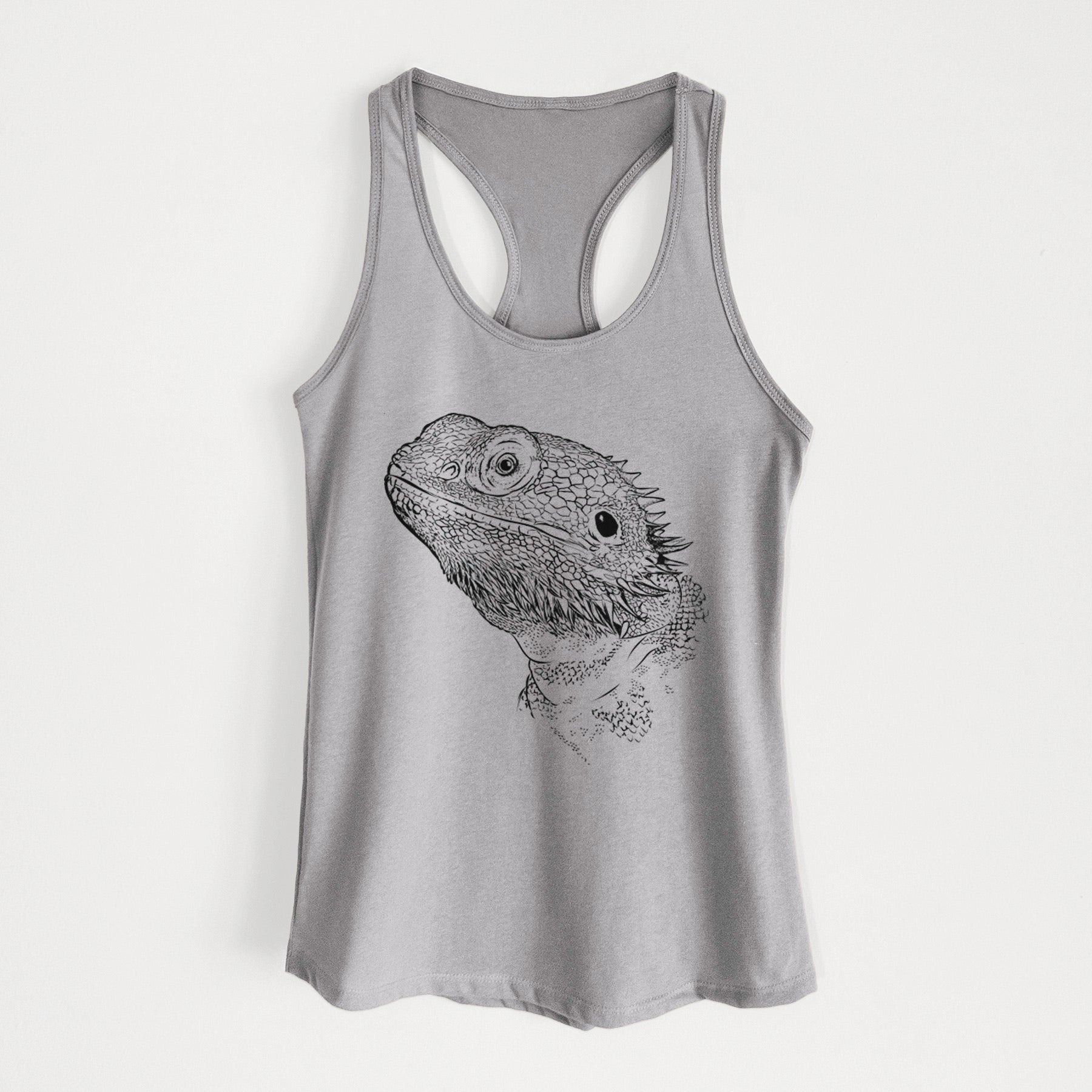 Ash the Bearded Dragon - Women's Racerback Tanktop