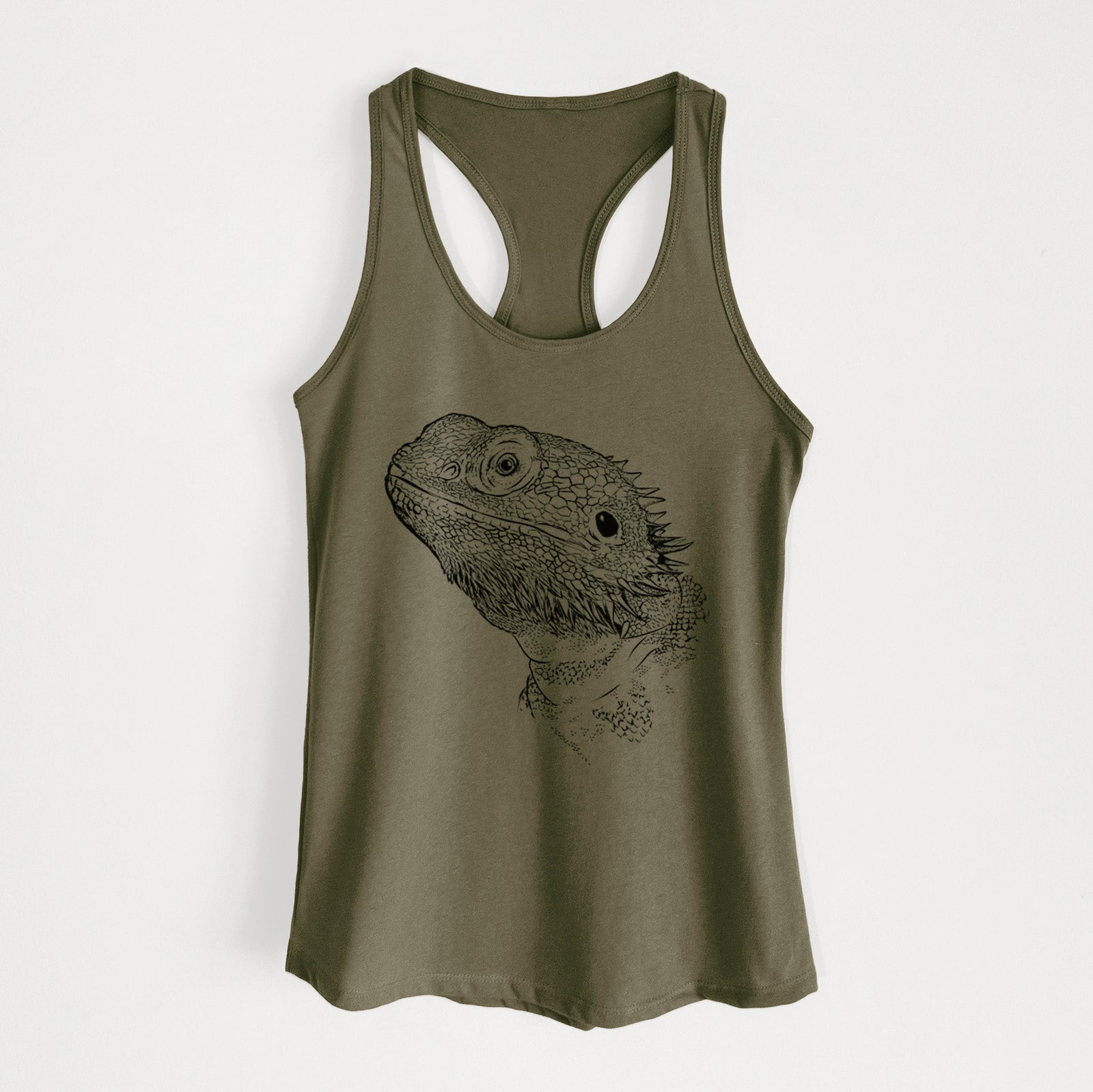 Ash the Bearded Dragon - Women's Racerback Tanktop