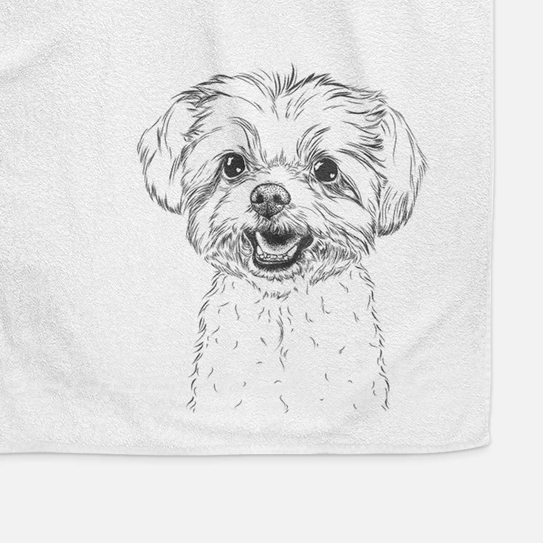 Aspen the Morkie Decorative Hand Towel