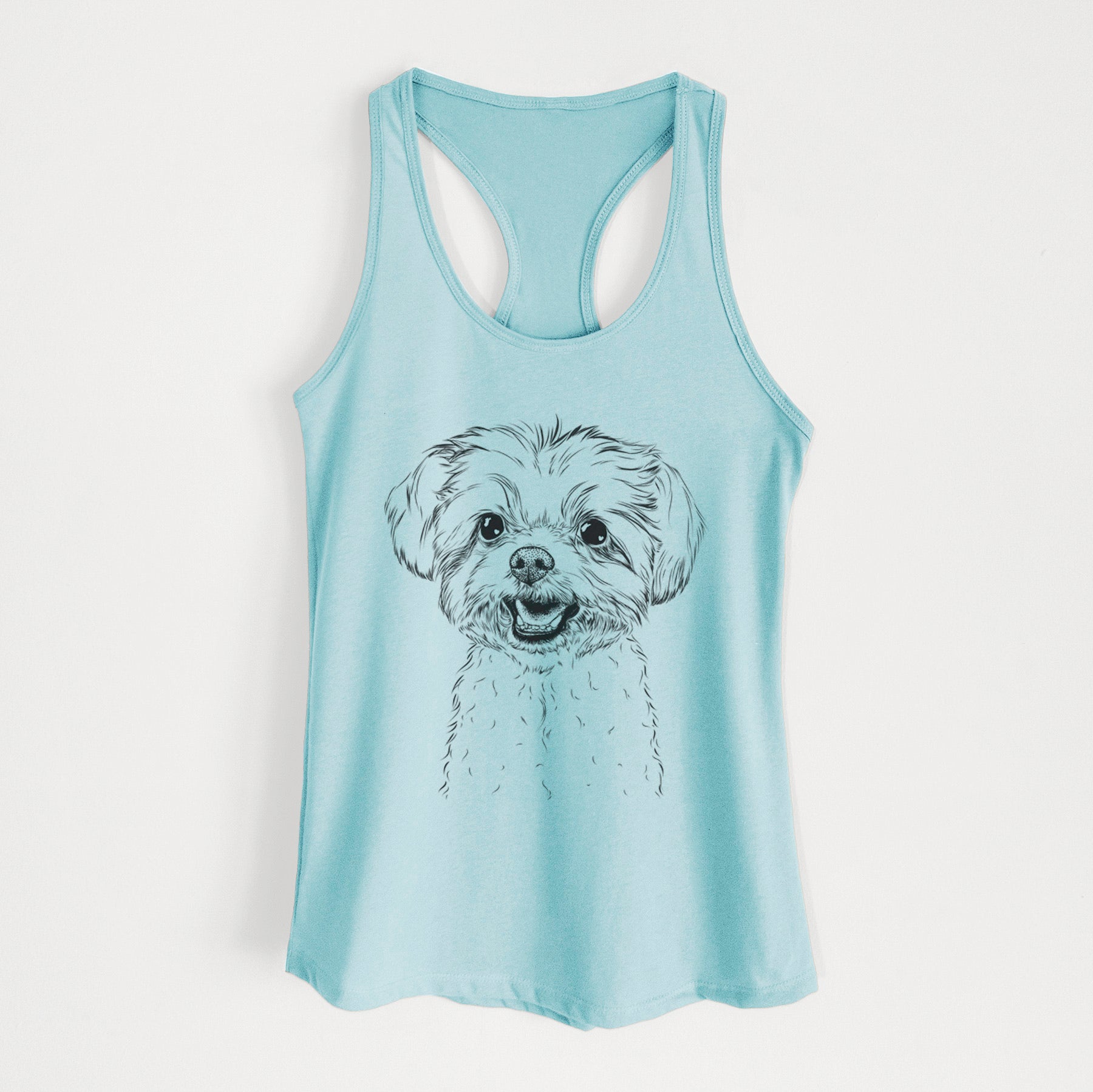 Aspen the Morkie - Women's Racerback Tanktop