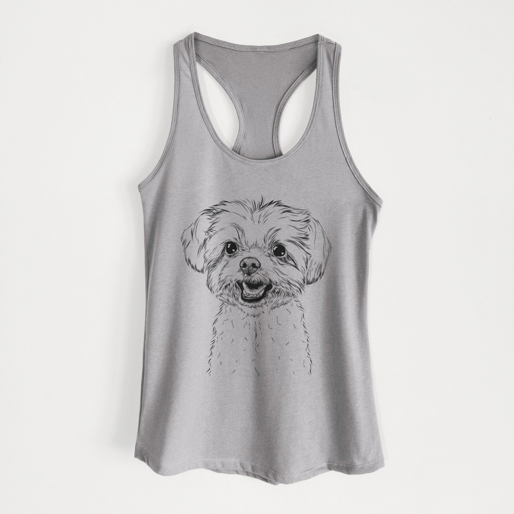 Aspen the Morkie - Women's Racerback Tanktop