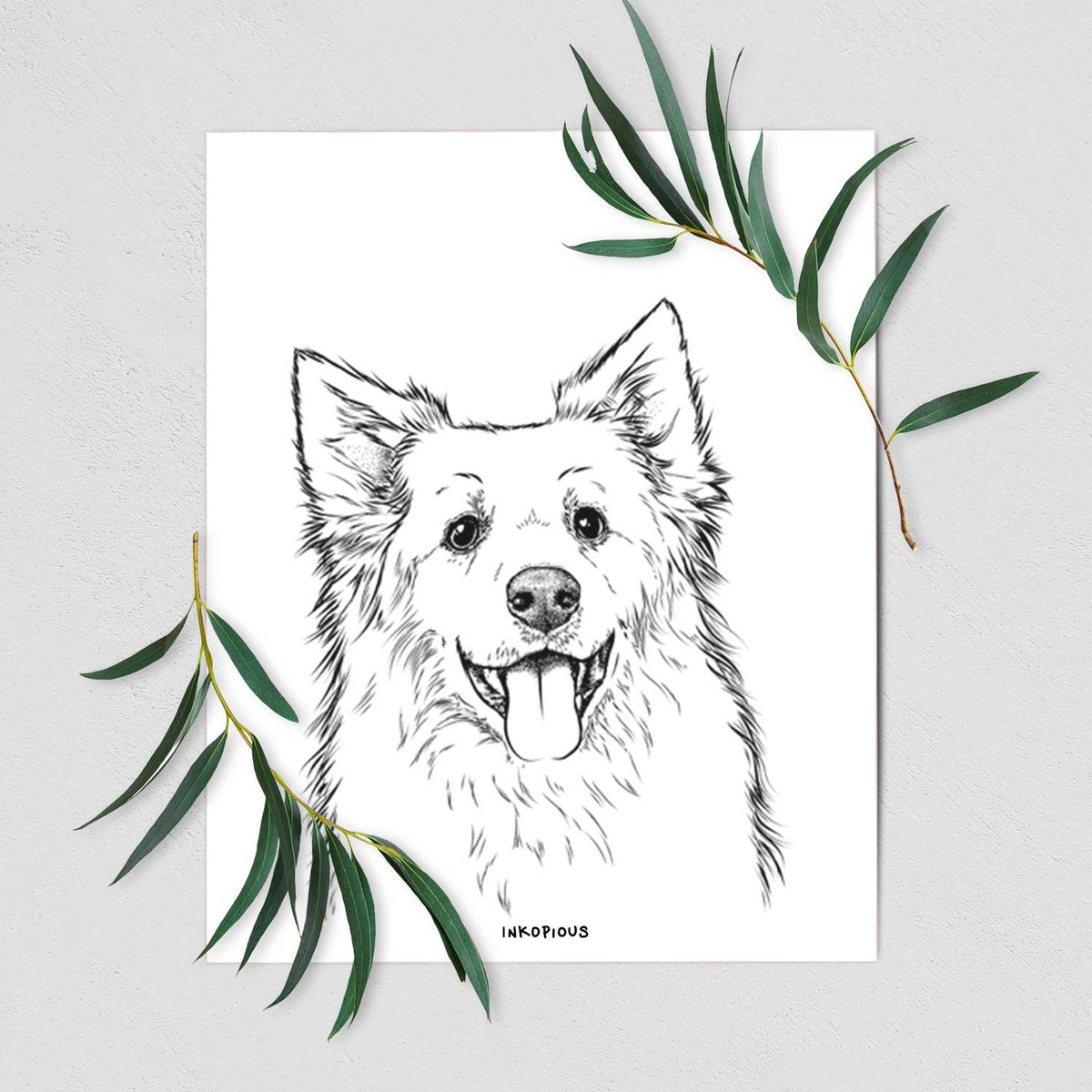 Aspenita the Mixed Breed Art Print