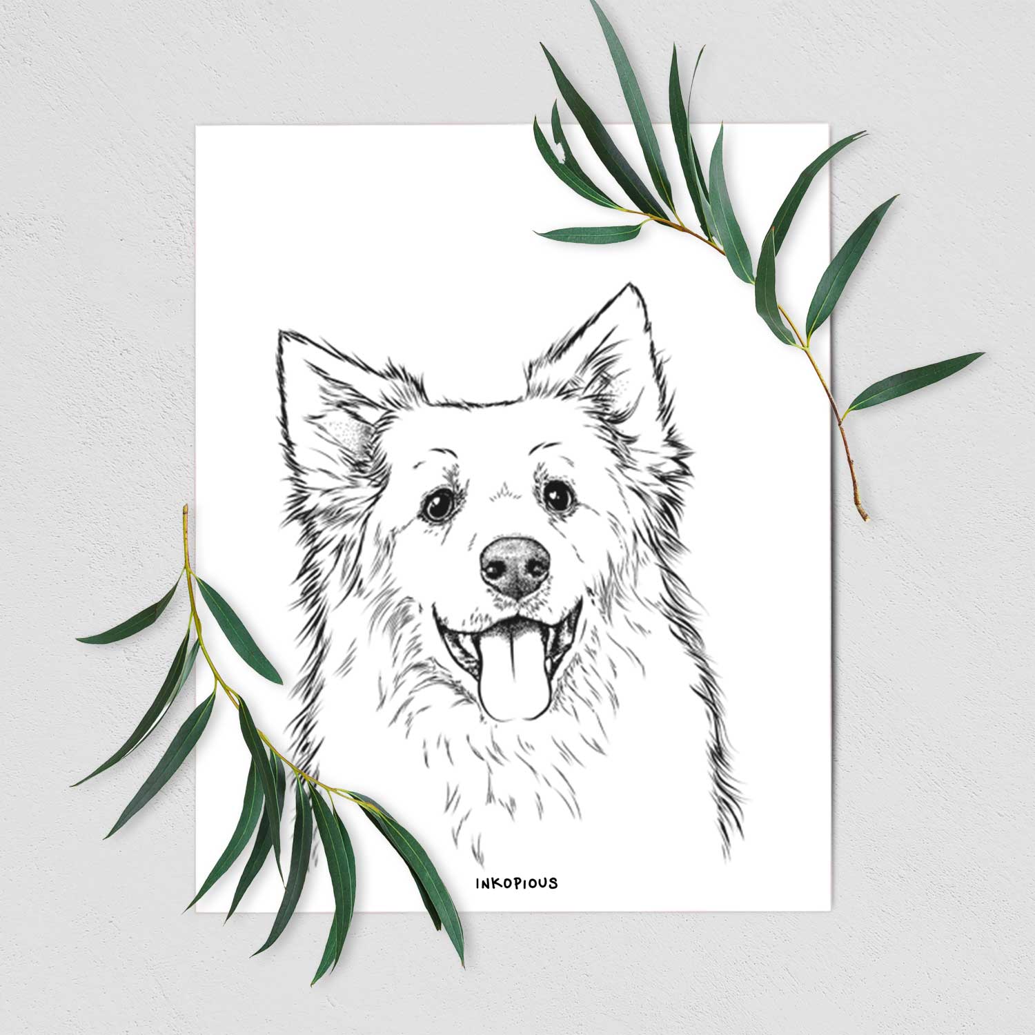 Aspenita the Mixed Breed Art Print