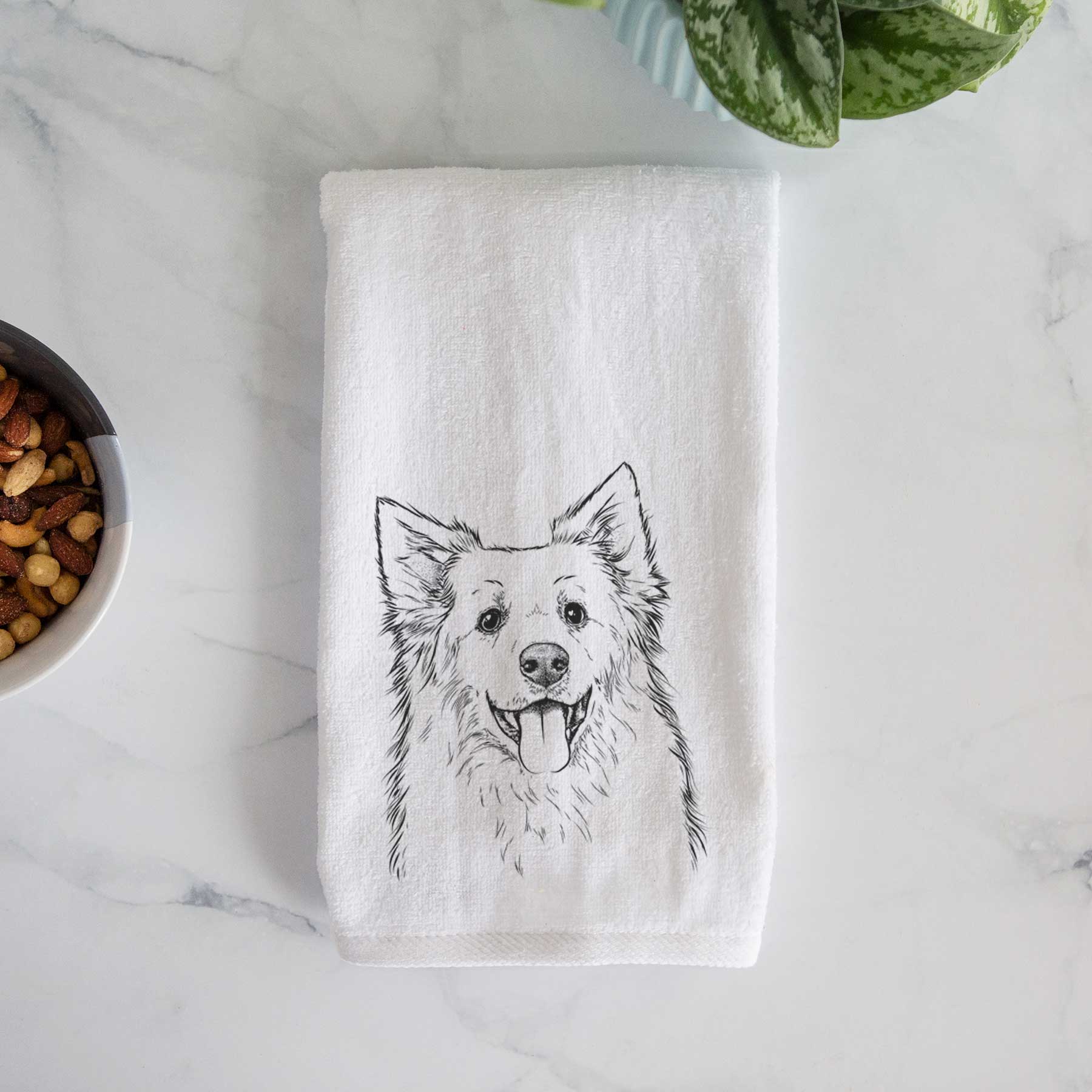 Aspenita the Mixed Breed Decorative Hand Towel