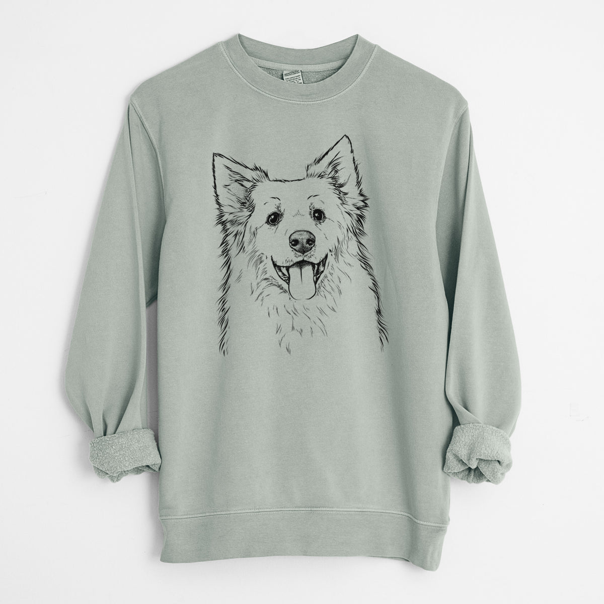 Bare Aspenita the Mixed Breed - Unisex Pigment Dyed Crew Sweatshirt